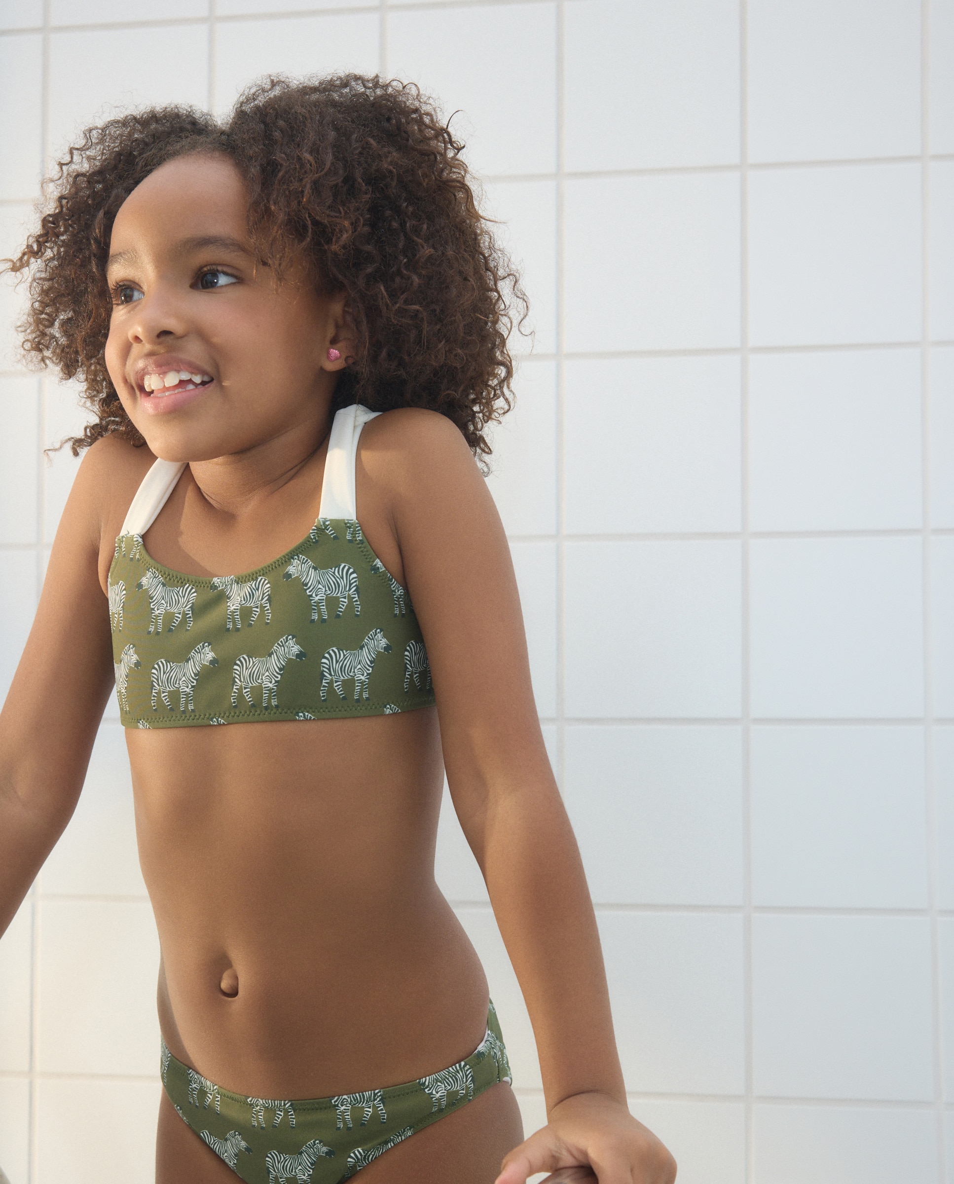 Bikini estampado de niña - Kids El Corte Inglés - Verde Verde-2
