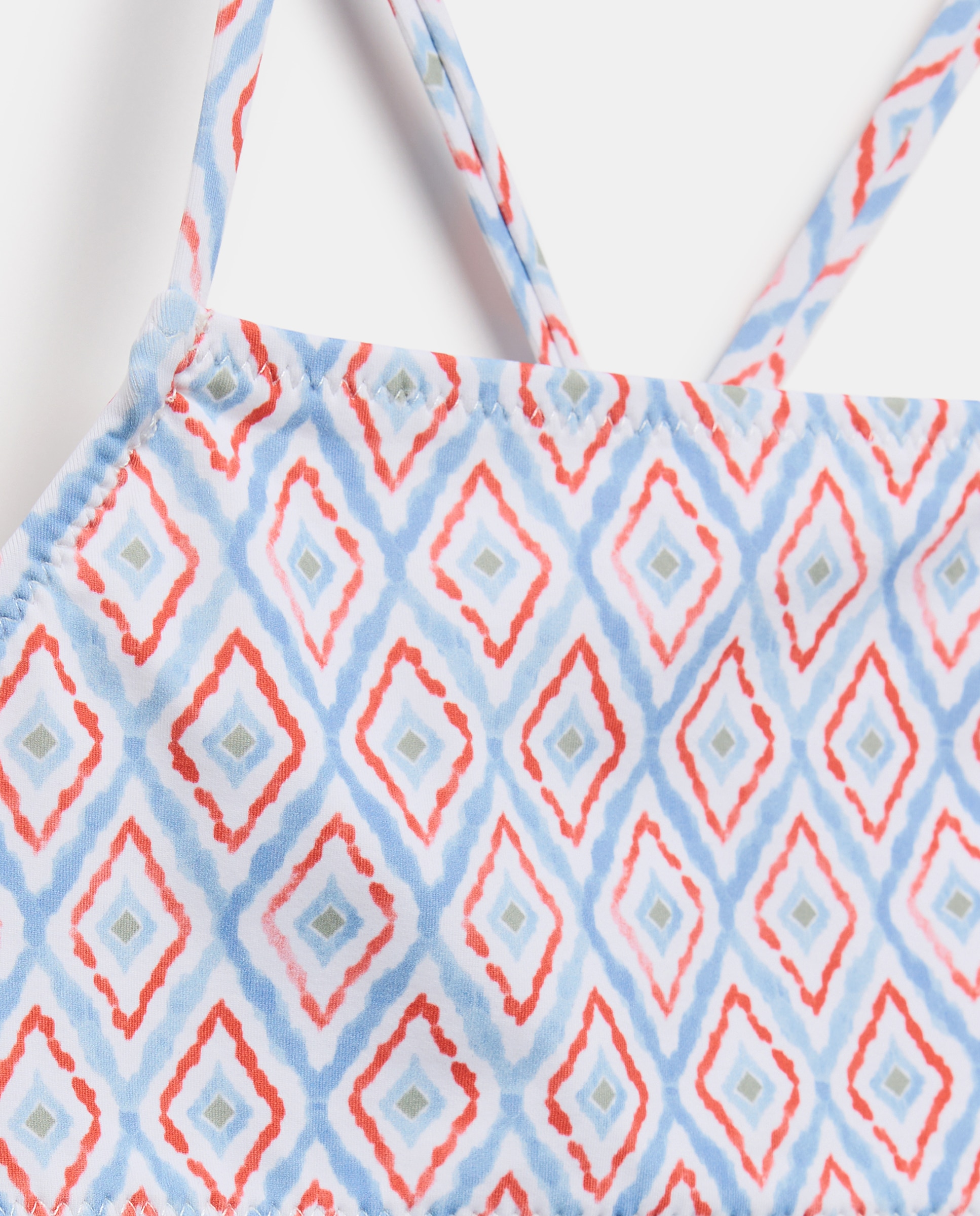 Biquíni Ikat - Azul Azul-marinho-6