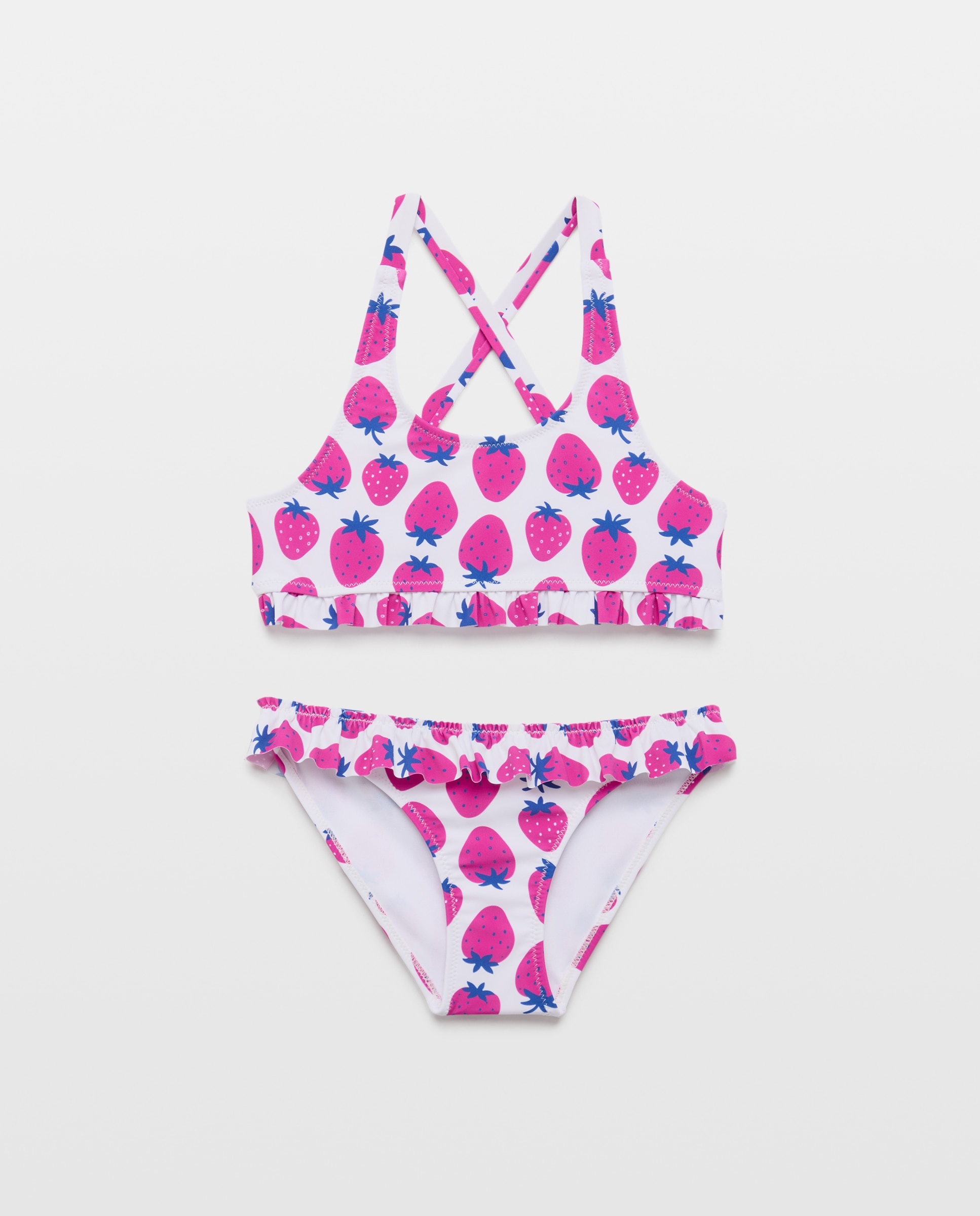 Imagem 0 de Biquíni com All Over Print de Morangos e Folhos