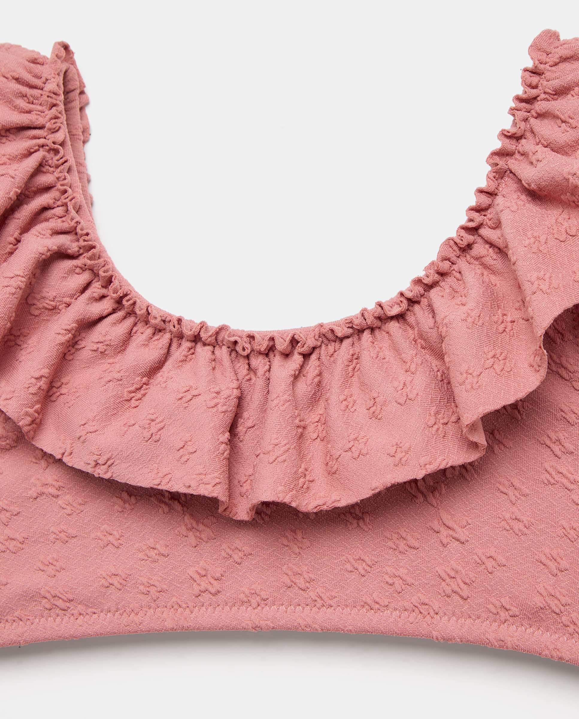 Biquíni com Estrutura e Estampado Floral Coconut El Corte Inglés 230 Rosa Escuro-5