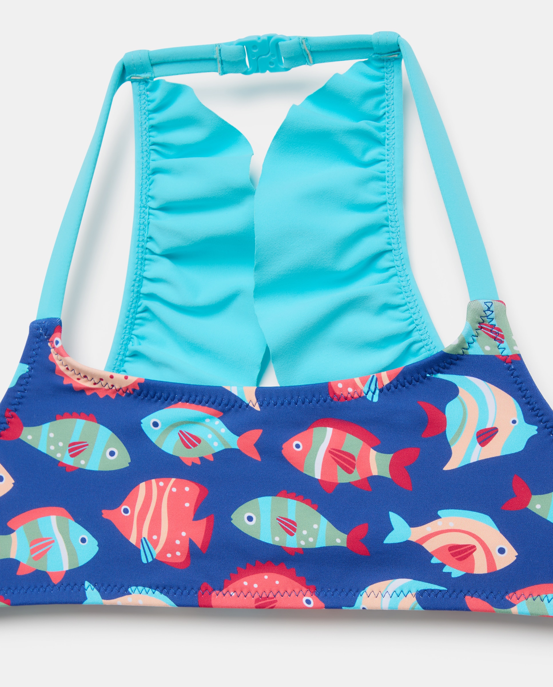 Biquíni às Cores com Peixes às Cores Kids El Corte Inglés Azul-5