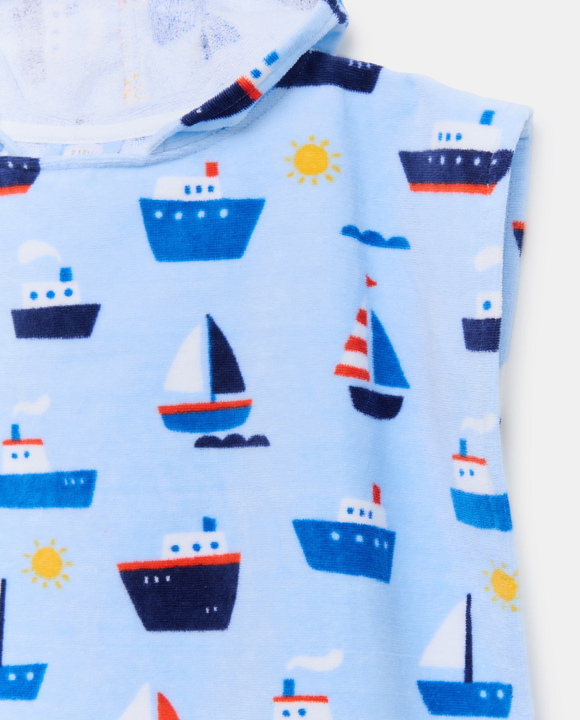 Capa de Banho Estampada de Bebé Baby El Corte Inglés Azul-3