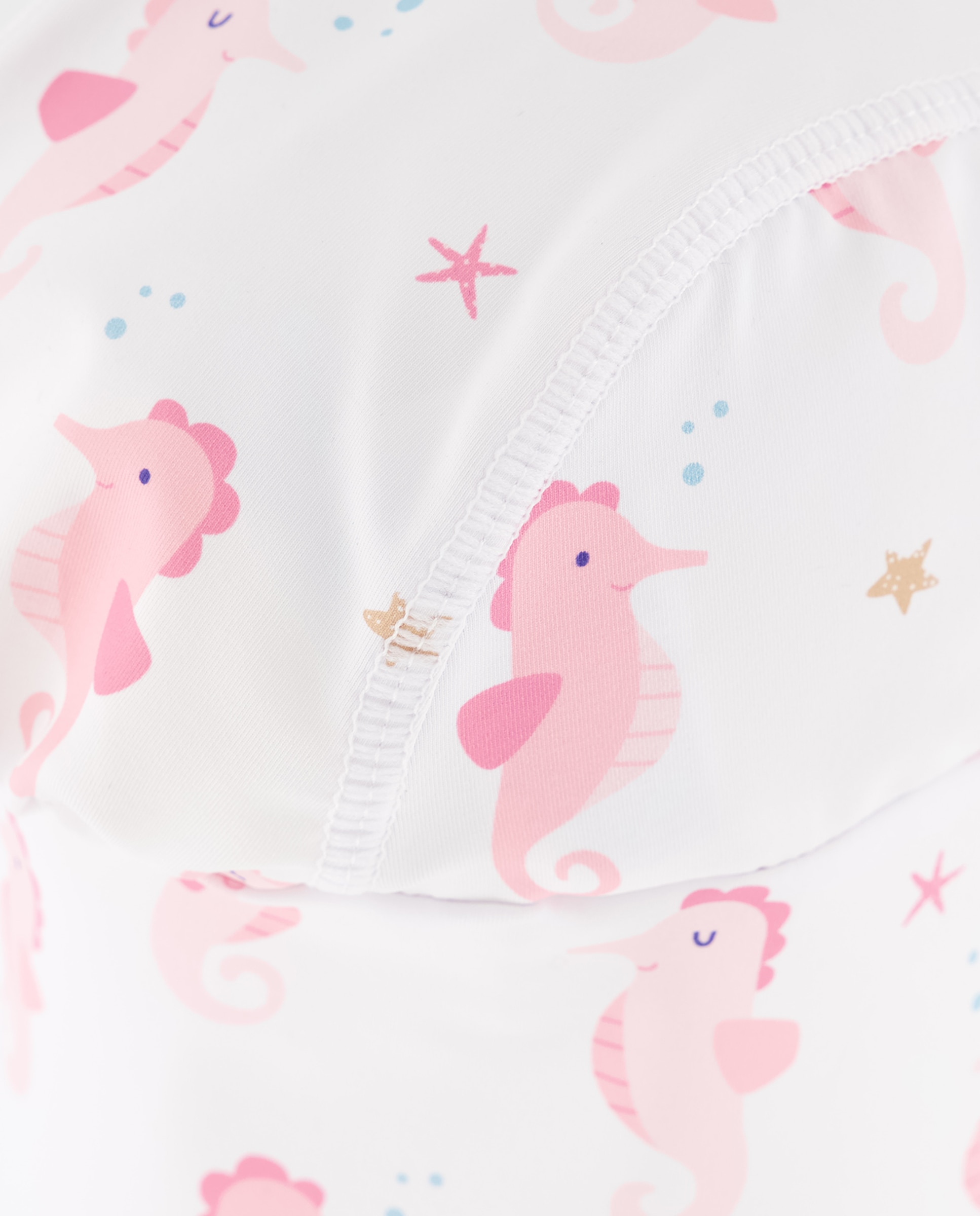 Boné UPF+ de Bebé com Cavalo-Marinho Baby El Corte Inglés Rosa-2
