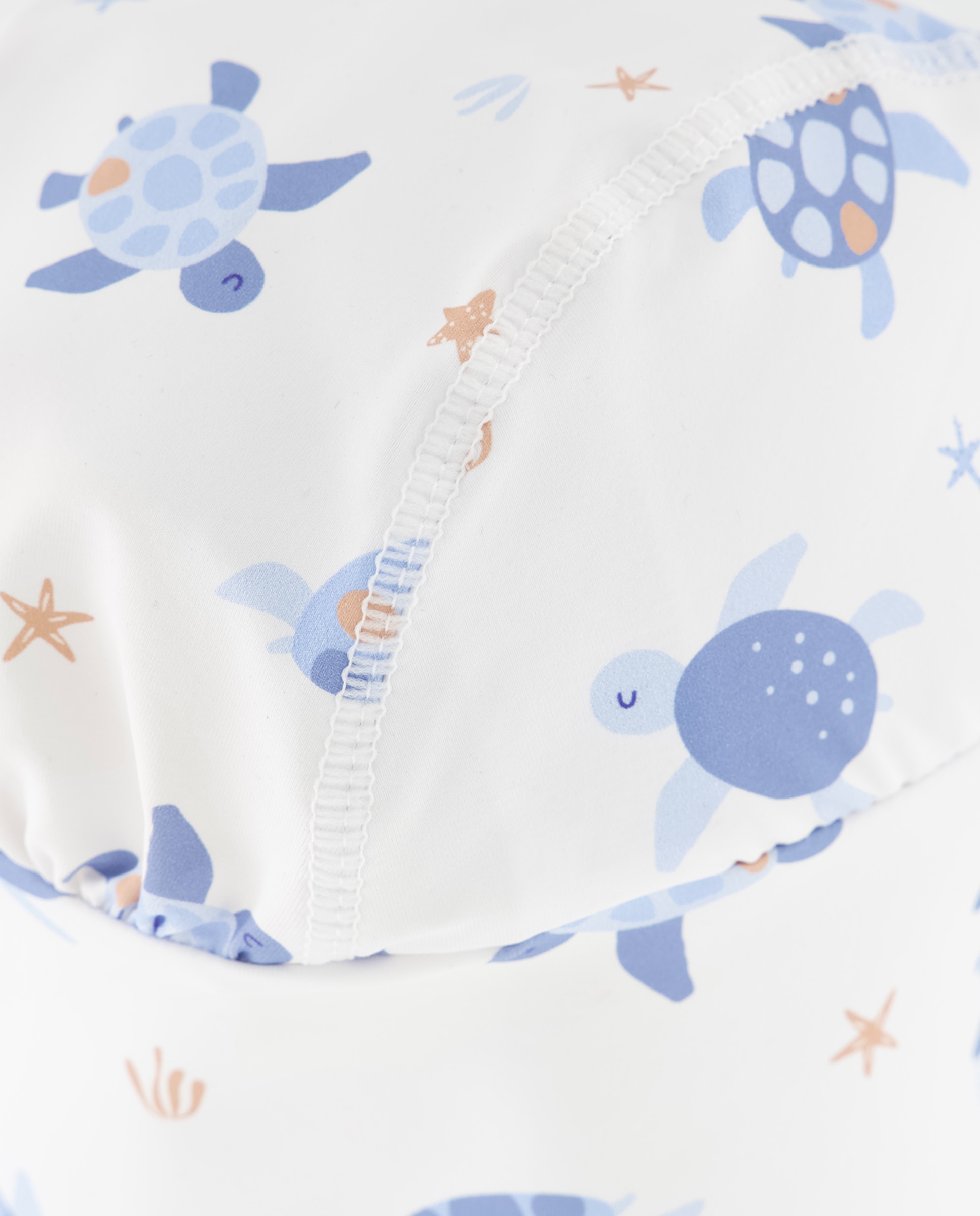 Boné UPF+ de Bebé com Tartaruga Baby El Corte Inglés Branco-2