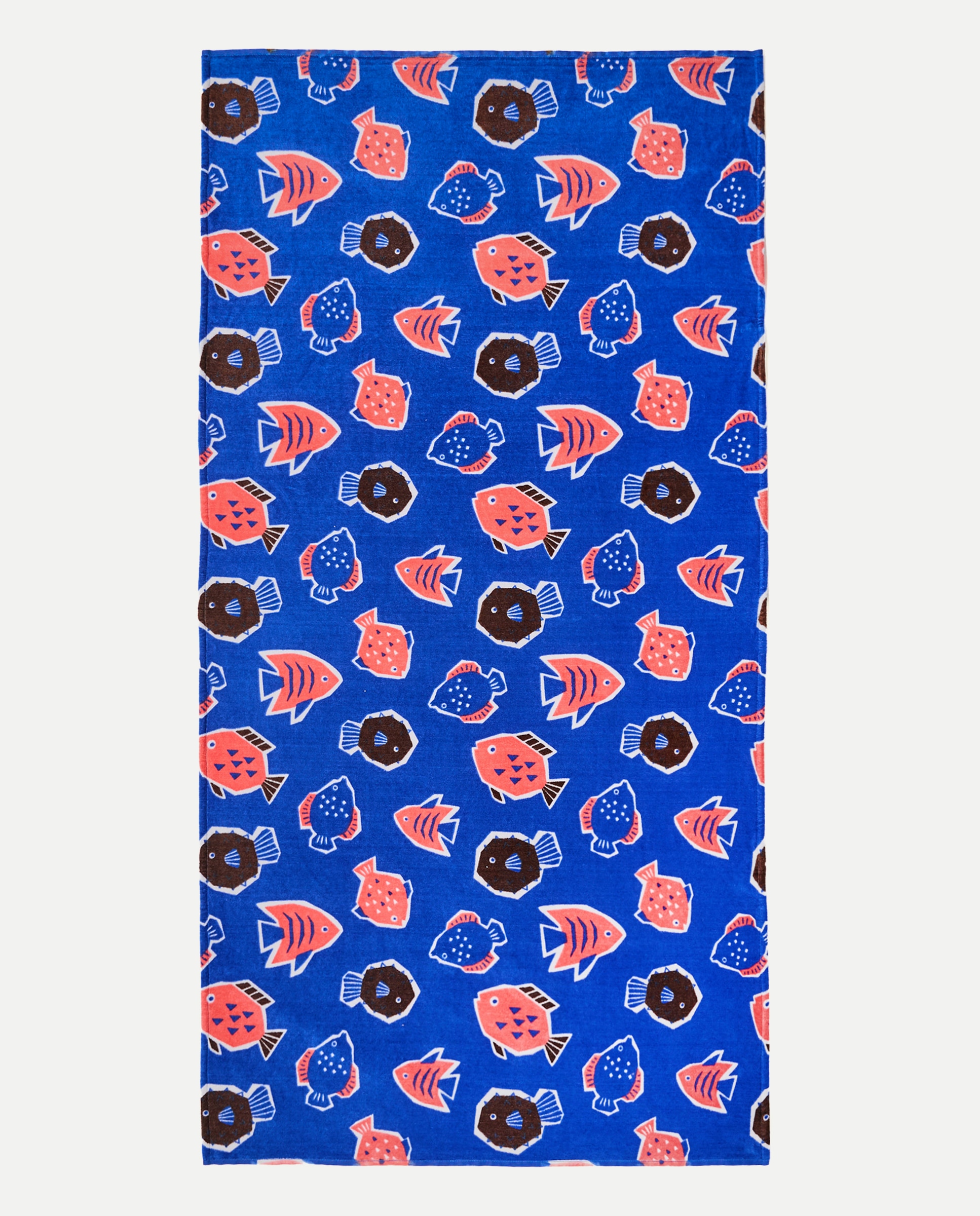 Toalha de Banho Estampada Kids El Corte Inglés Azul-2