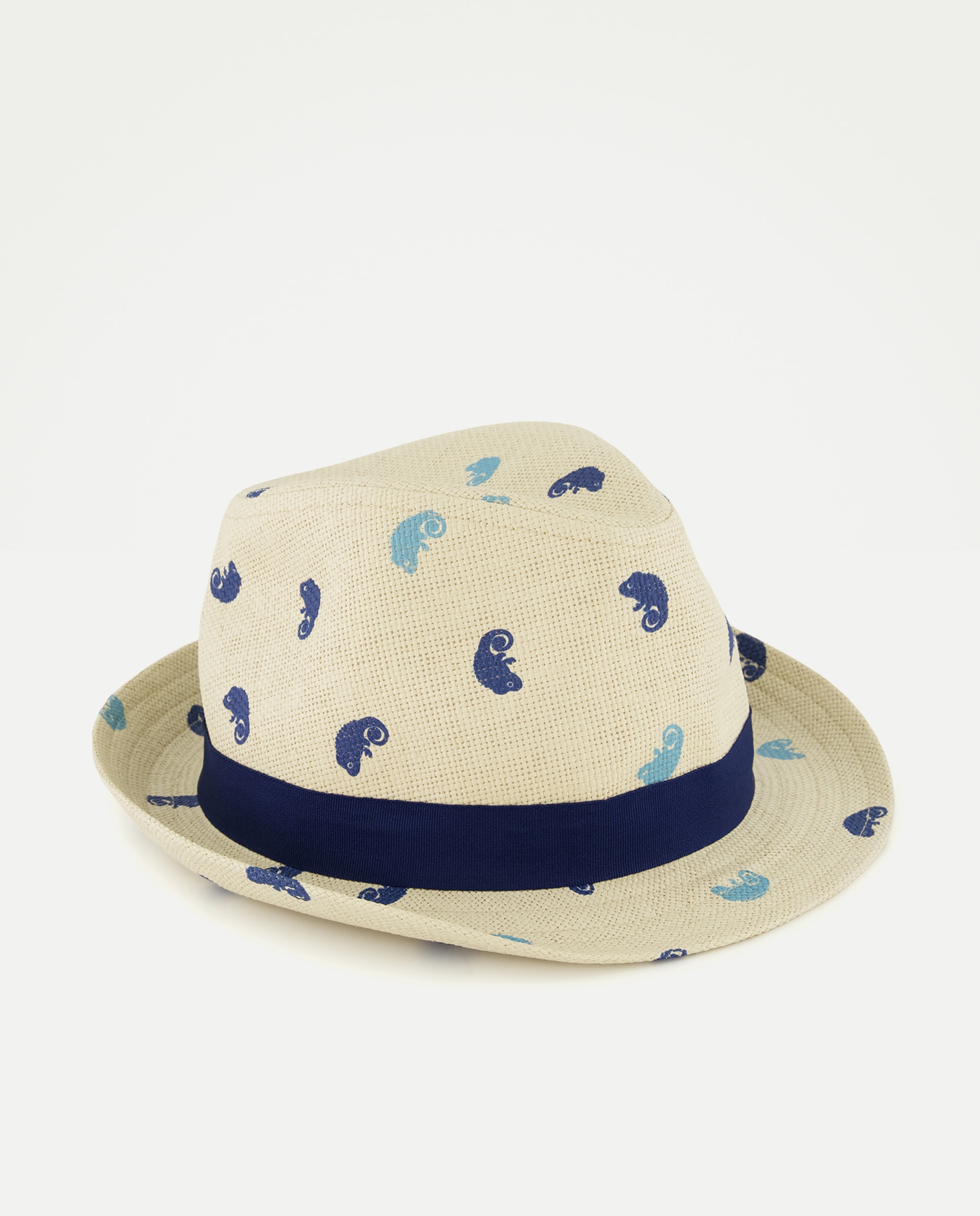 Imagem 0 de Chapéu Borsalino com Estampado de Iguanas