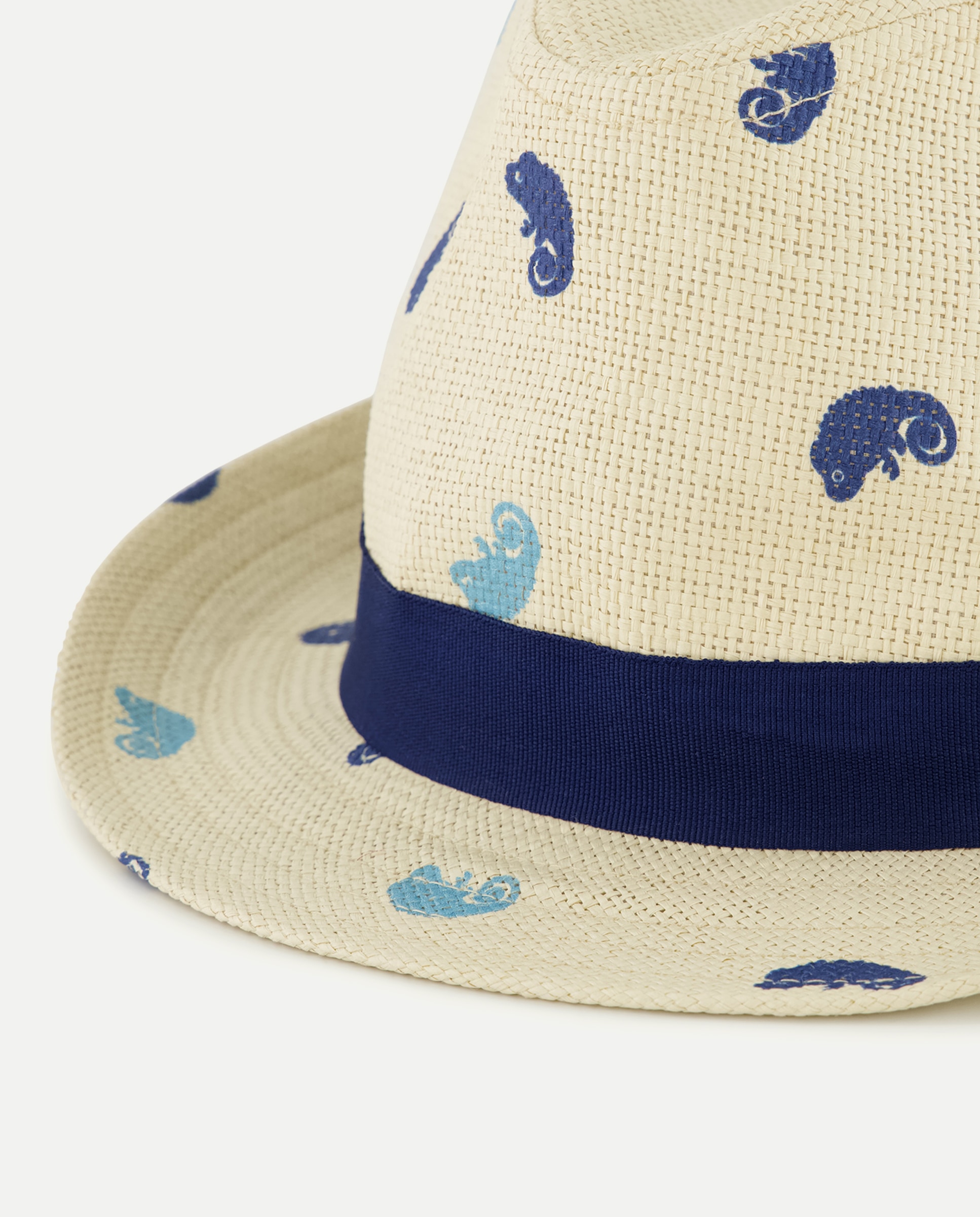 Chapéu Borsalino com Estampado de Iguanas Kids El Corte Inglés Castanho-2