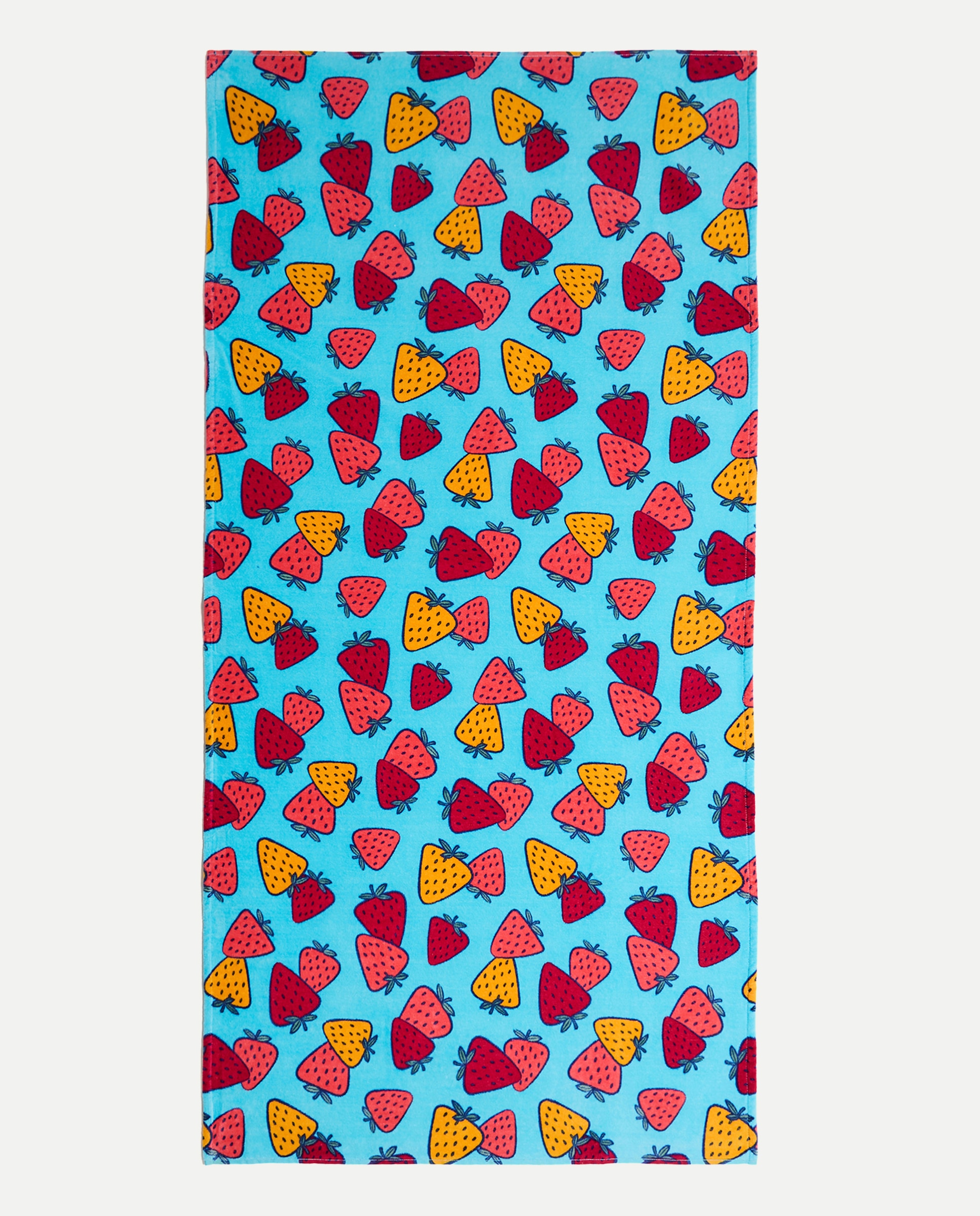 Toalha de Banho Estampada Verde-2