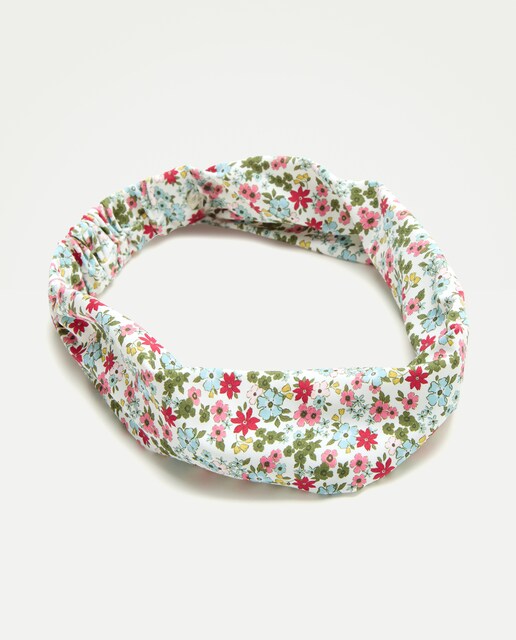 Cinta de pelo con estampado de florecitas de niña