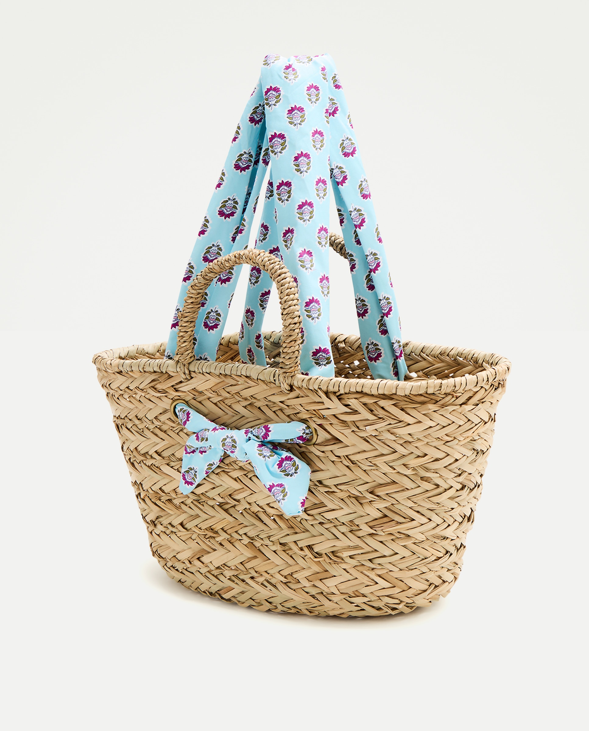 Cesto às Cores com Selo de Flor Verde-2