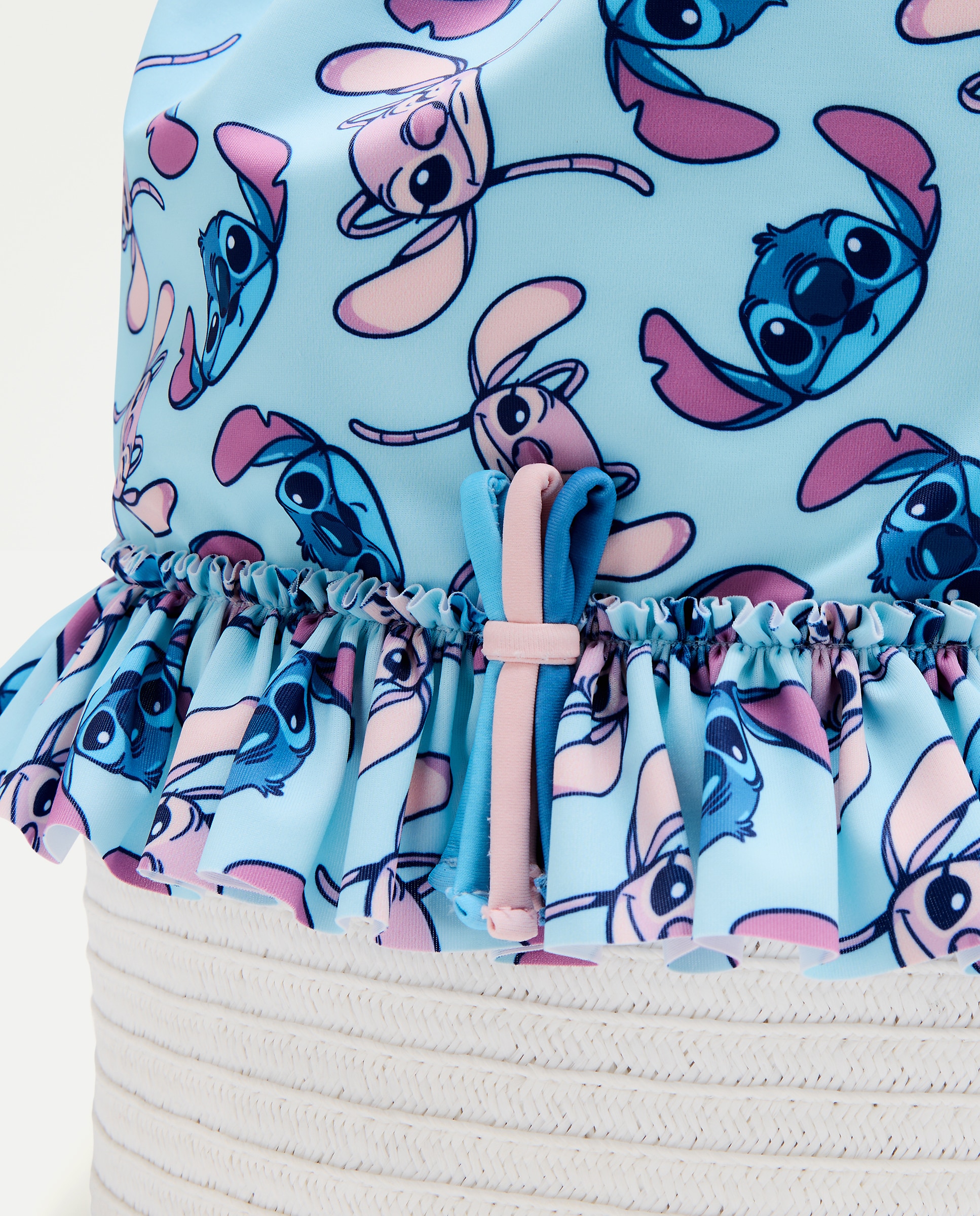 Mala Tipo Saco da Licença Stitch Azul-marinho-3