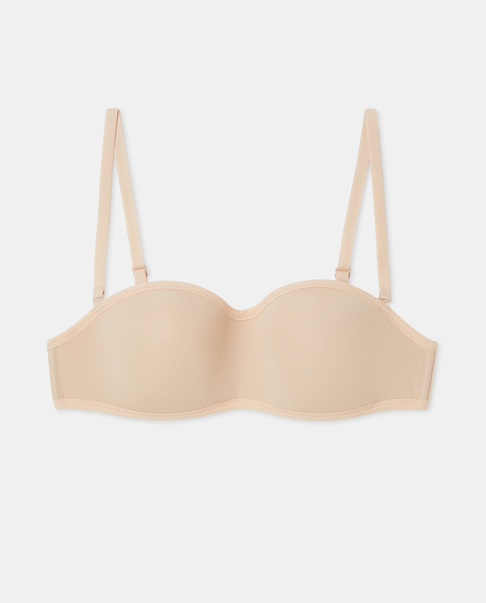 Sujetador preformado bandeau Nude-4