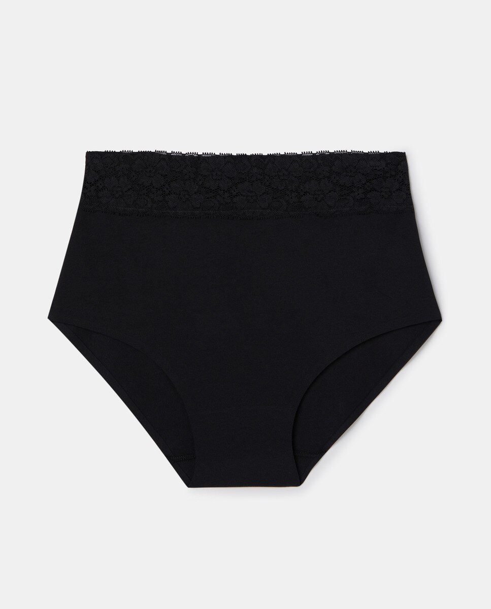 Braga laser cut algodón Negro-3