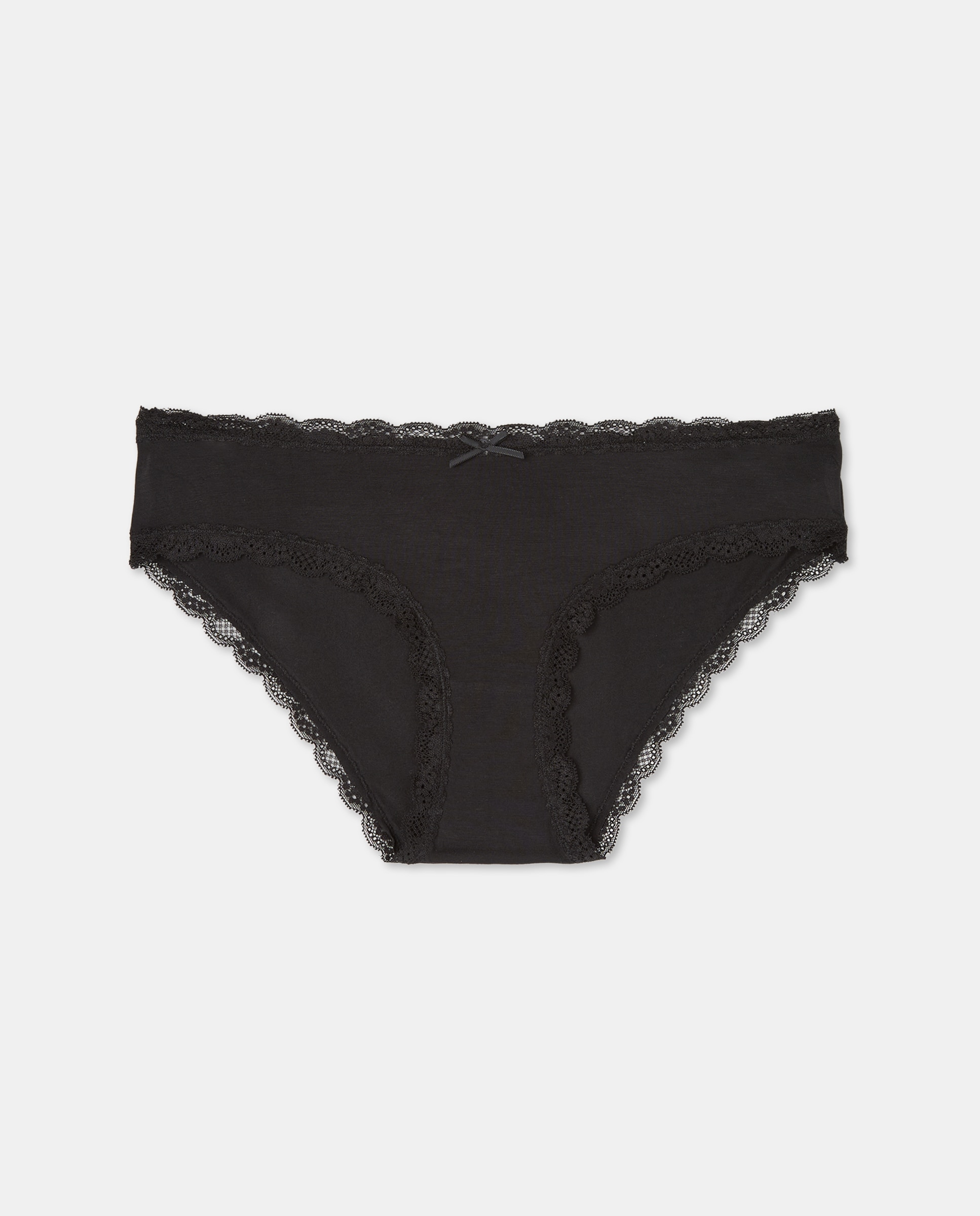 Braga modal liso Negro-3