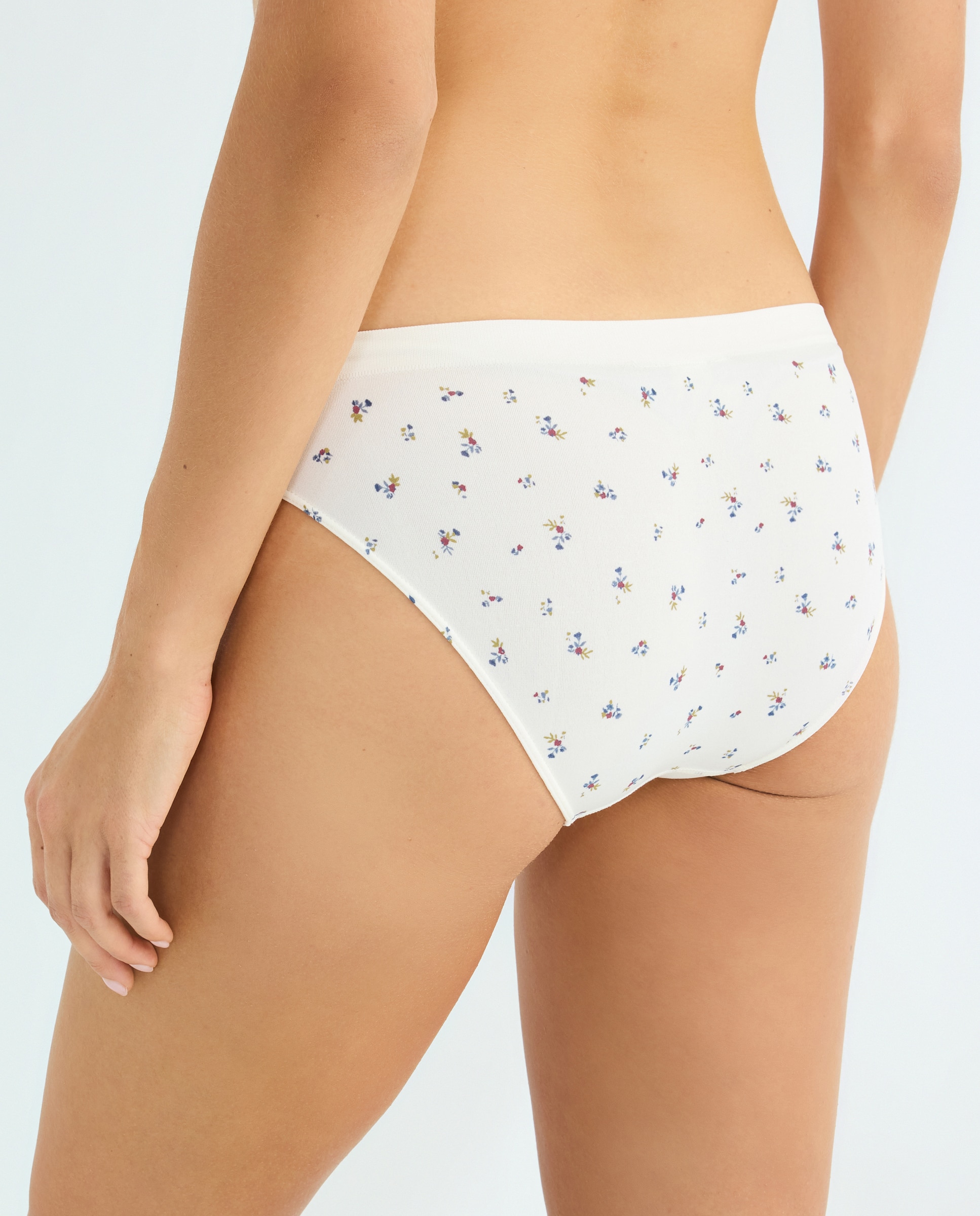 Braga mujer estampada Blanco-3