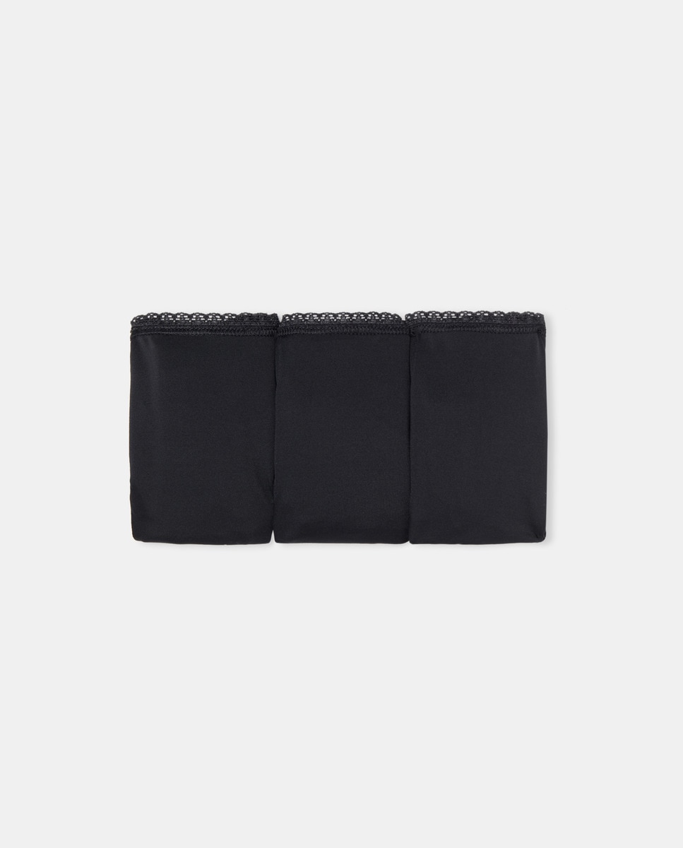 Pack 3 braga microfibra Negro-3