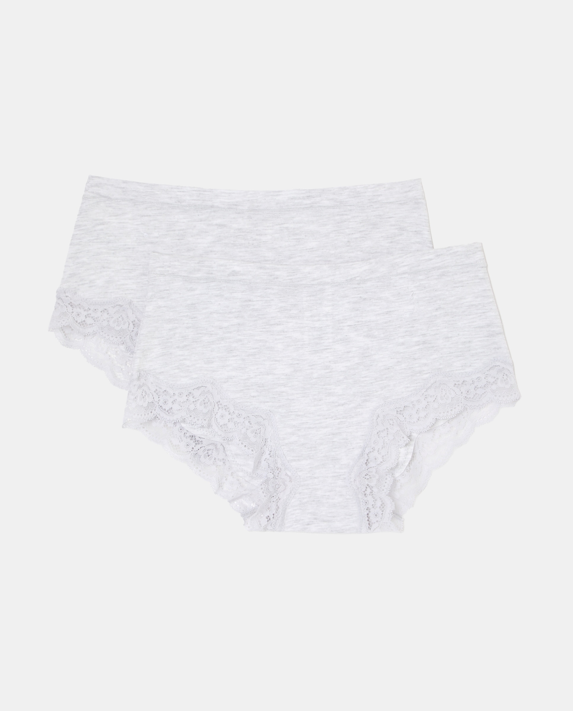 Pack 2 braga altas algodón Gris-3