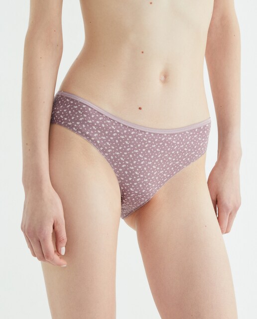 Imagen 0 de Pack cinco bragas bikini algodón estampadas