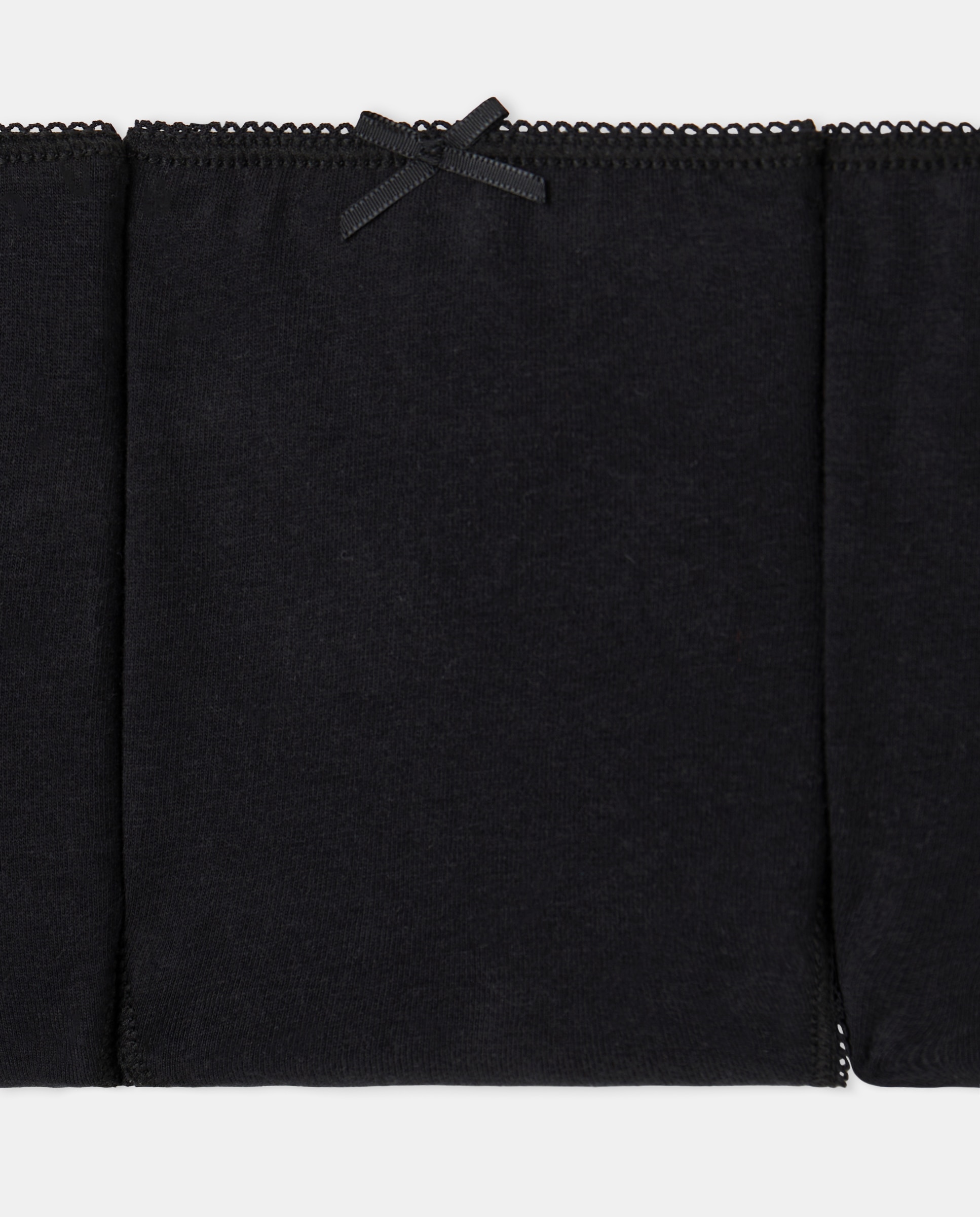 Pack de tres tangas algodón Negro-5