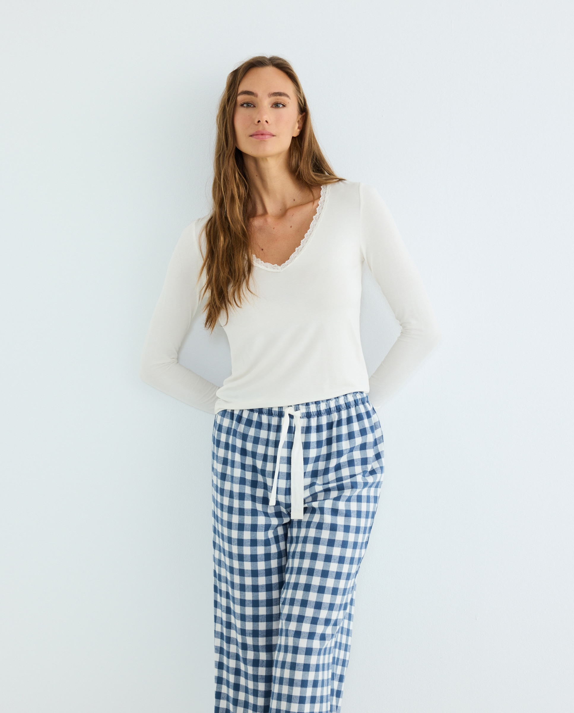 Imagen 0 de Camiseta mujer lace manga larga