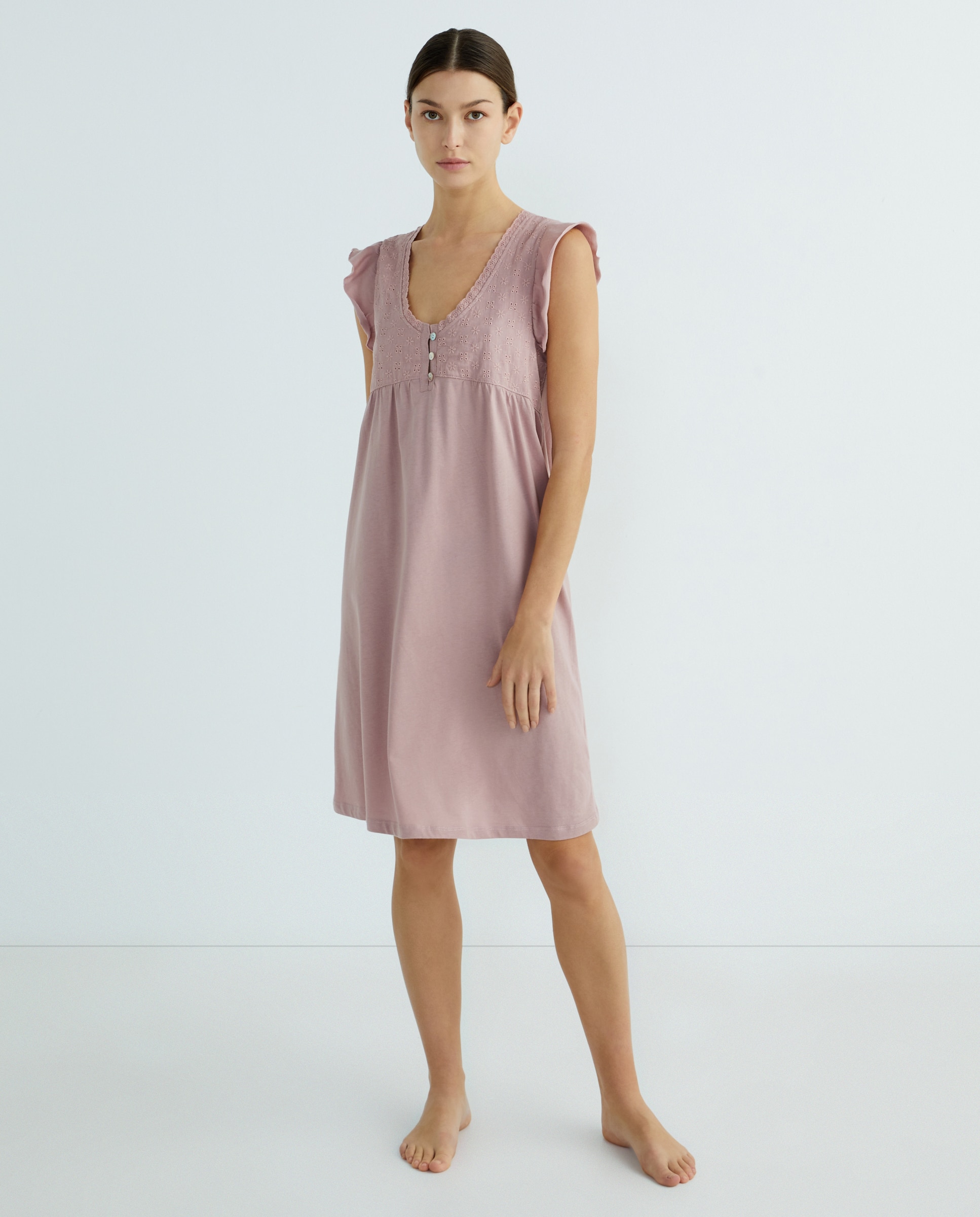 Imagen 0 de Camisón de mujer de algodón