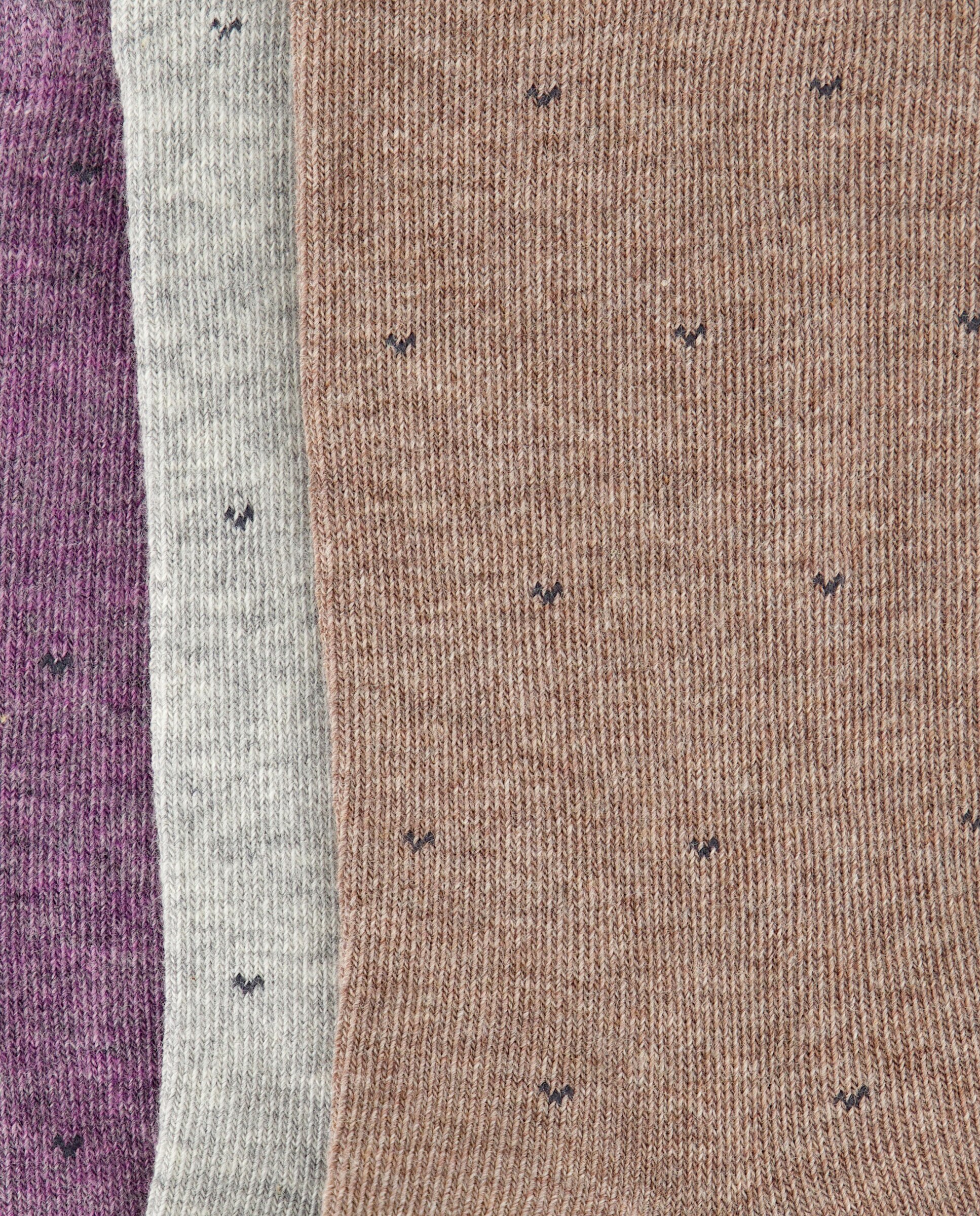 Pack 3 calcetines estampados Gris claro-2