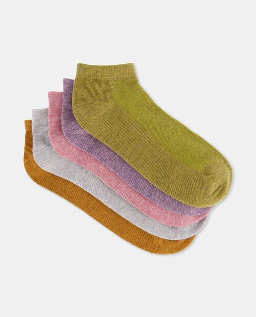 Imagen 0 de Pack 5 calcetines cortos canalé