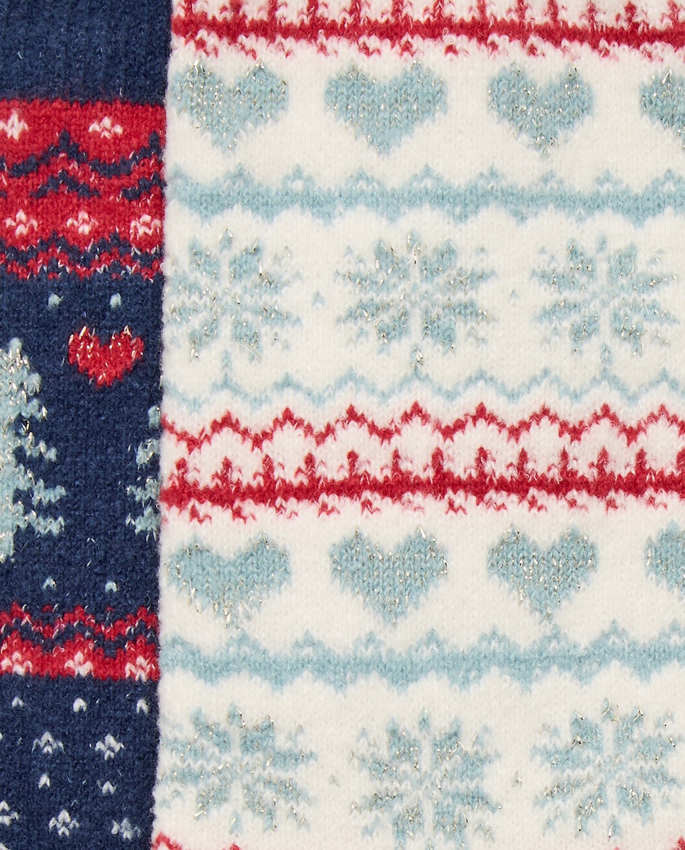 Pack 2 calcetines navidad estampados Verde-2