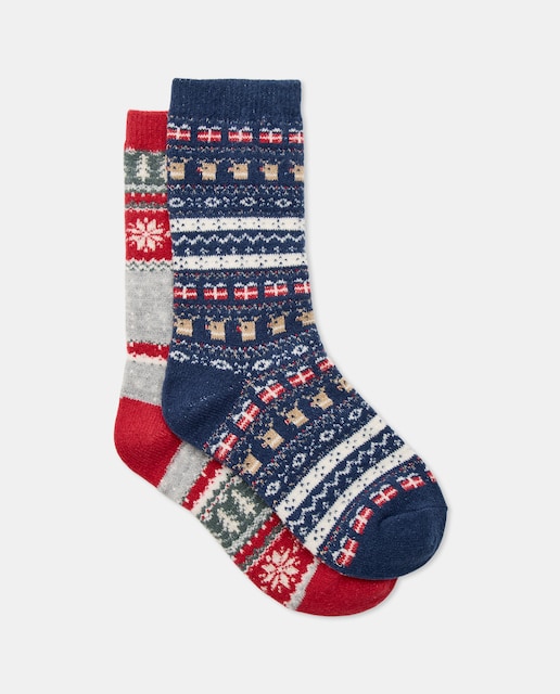 Imagen 0 de Pack 2 calcetines navidad estampados