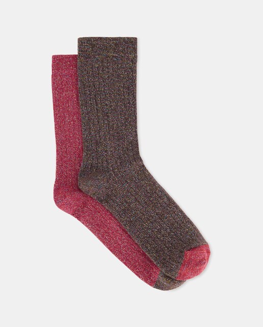 Imagen 0 de Pack 2 calcetines mujer con lurex