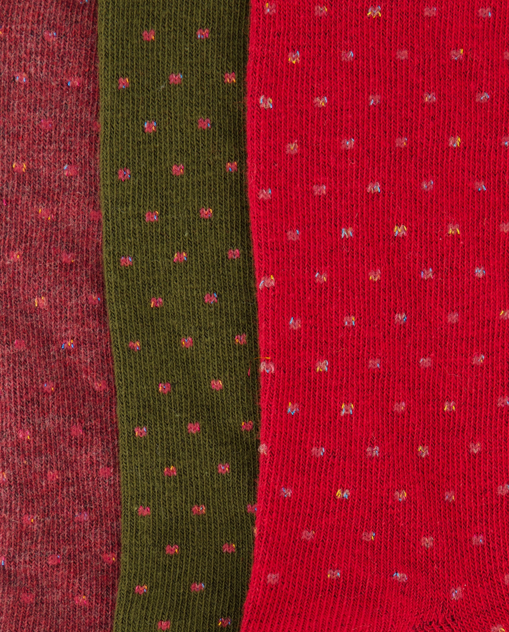 Pack 3 calcetines mujer lunares Rosa-2
