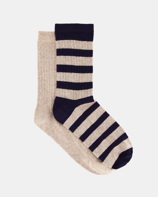 Imagen 0 de Pack 2 calcetines mujer con lurex