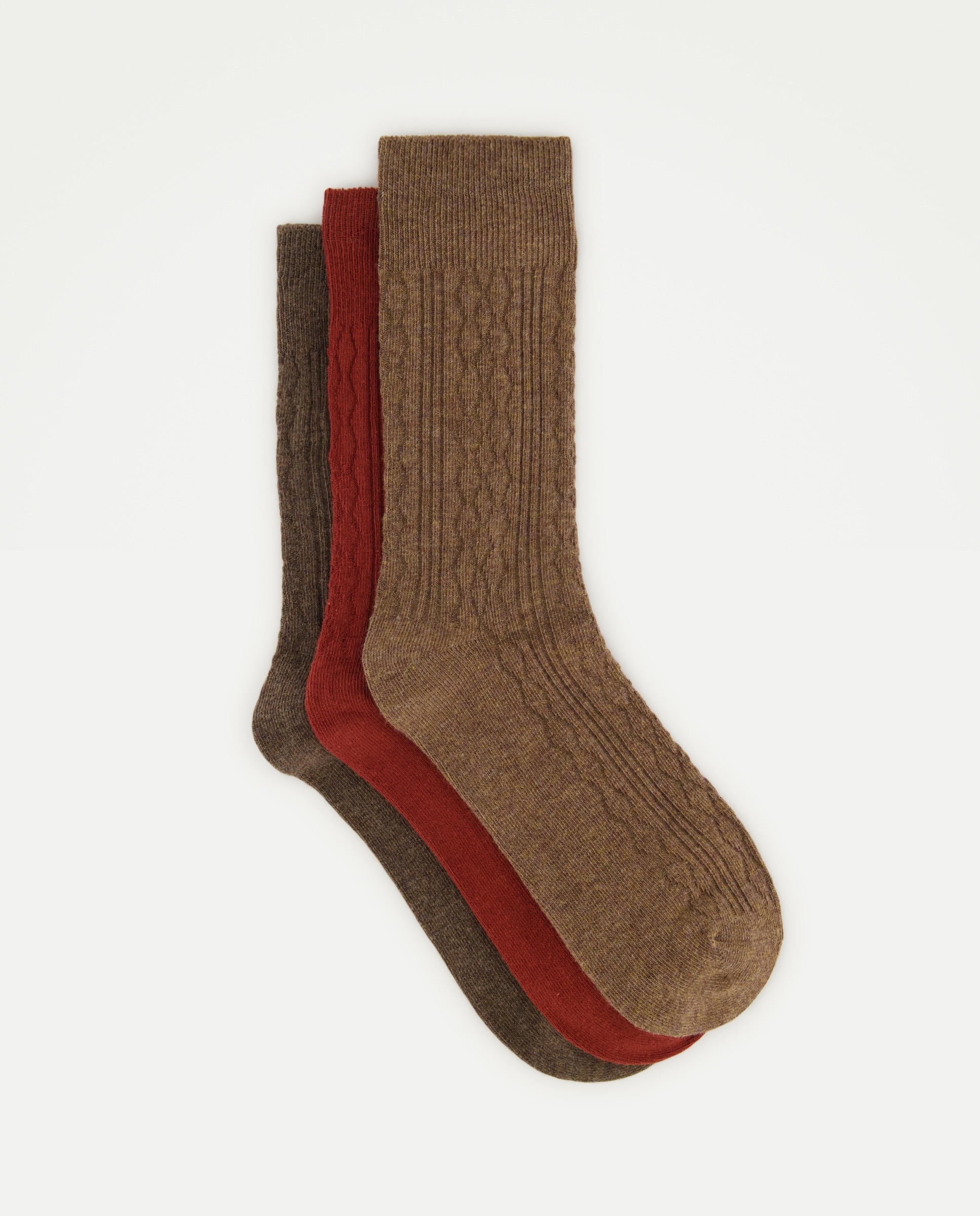 Imagen 0 de Pack 3 calcetines de mujer estructura