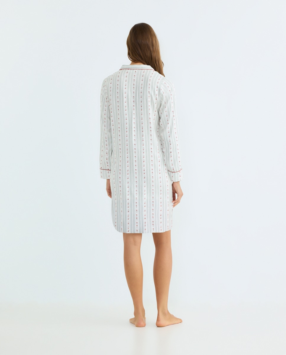 Camison Mujer Estampado Azul-2