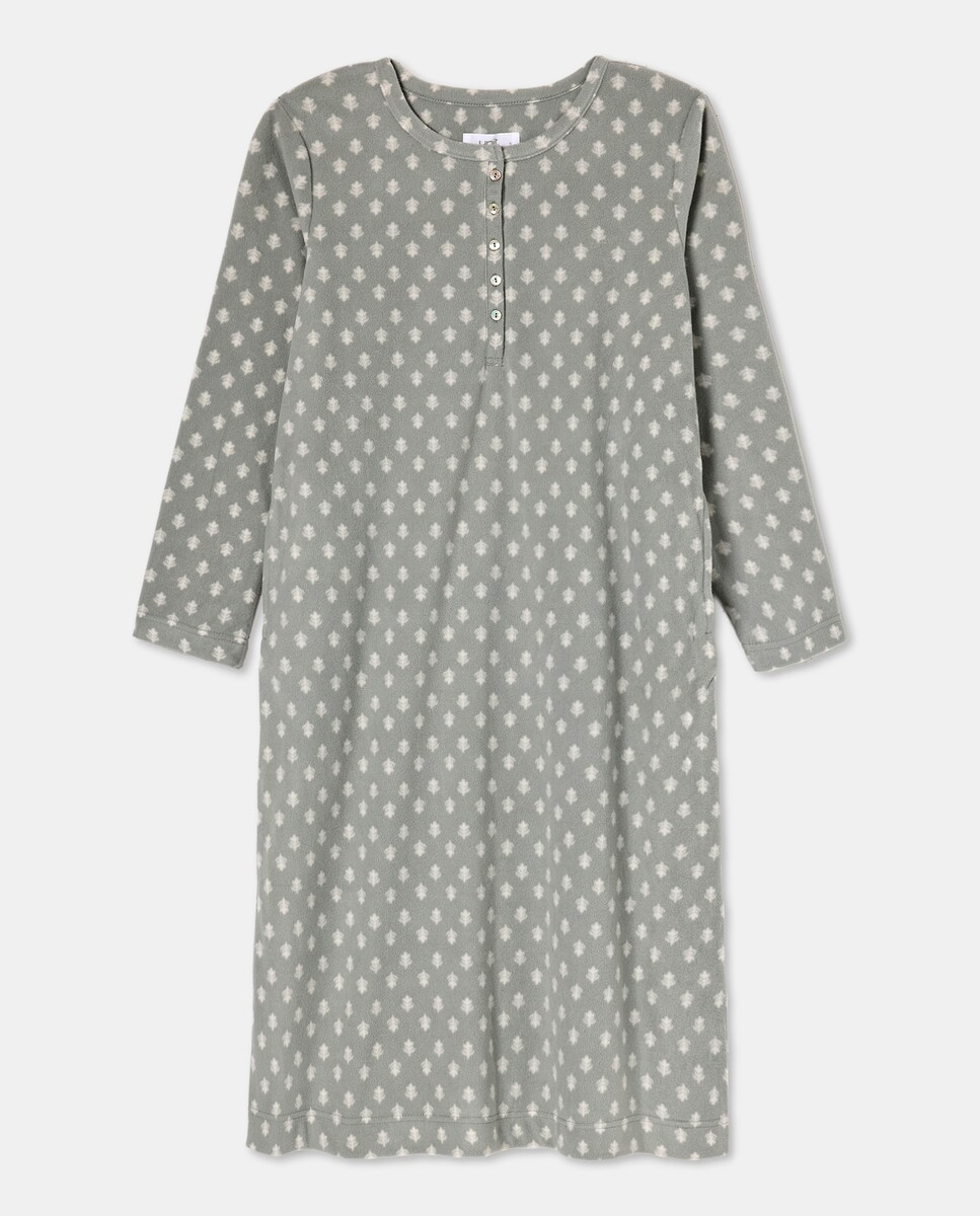 Camison Mujer Polar Estampado 582 Verde agua-3