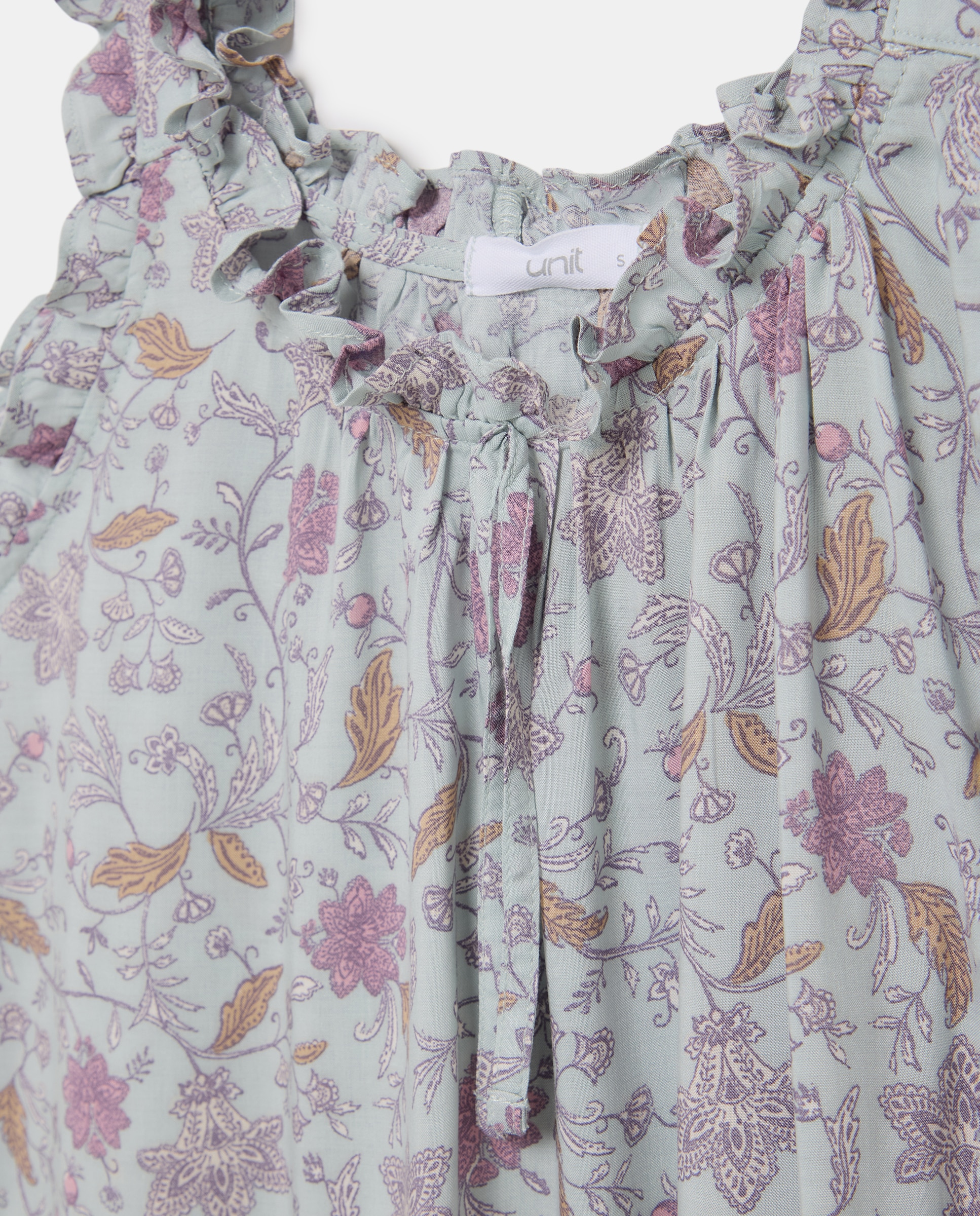 Camisón mujer estampado 582 Verde agua-4