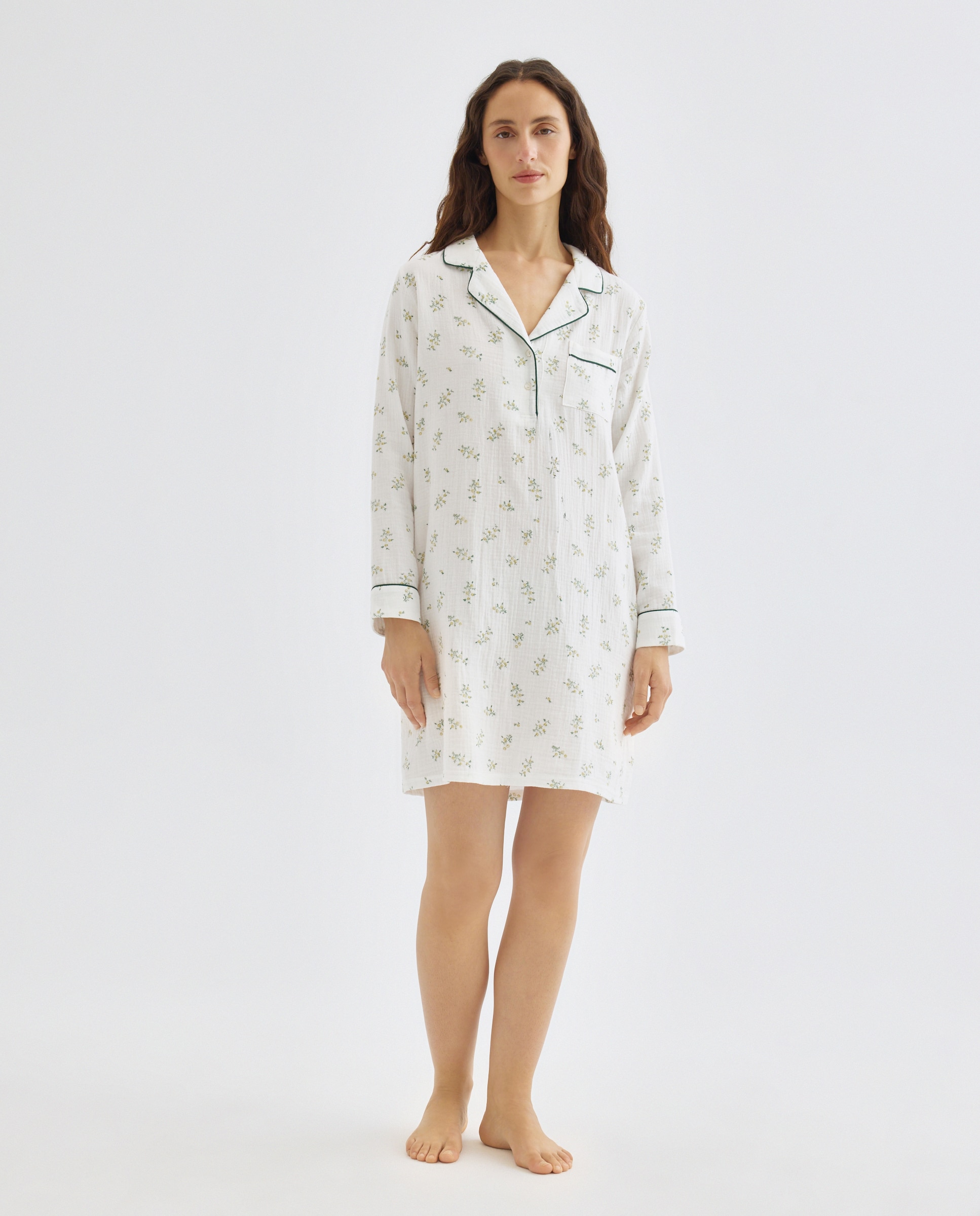 Imagen 0 de Camisola mujer algodón estampado
