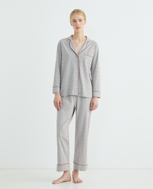 Imagen 0 de Pijama Mujer Punto Estampado