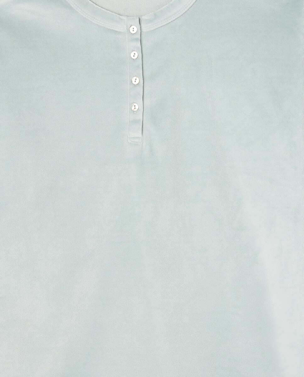 Pijama Mujer Polar Tacto Suave 582 Verde agua-4