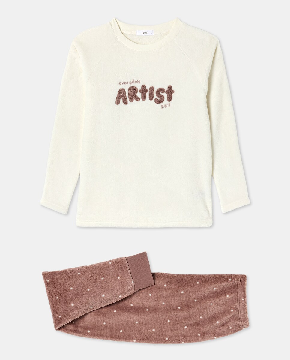 Pijama Mujer Polar 430 Azul oscuro-3