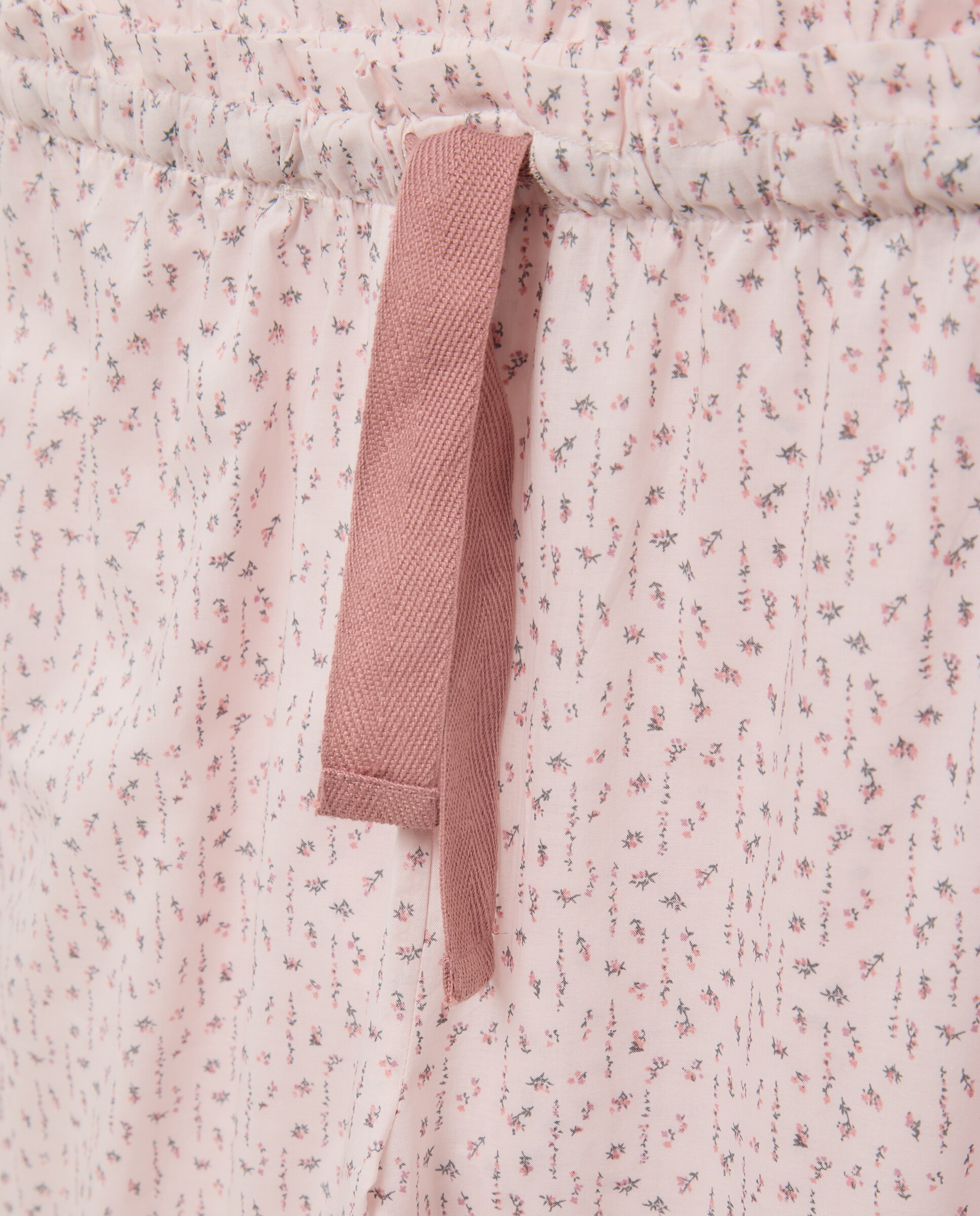 Pijama mujer algodón estampado 220 Rosa palo-4