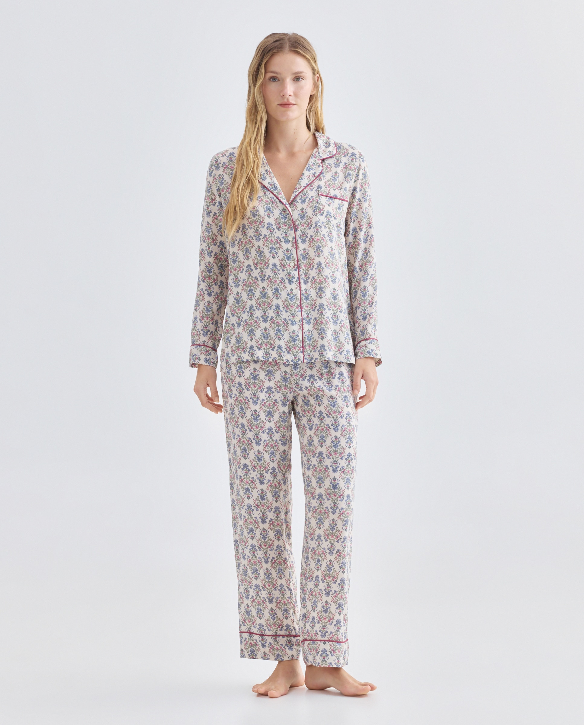 Imagen 0 de Pijama mujer dos piezas estampado
