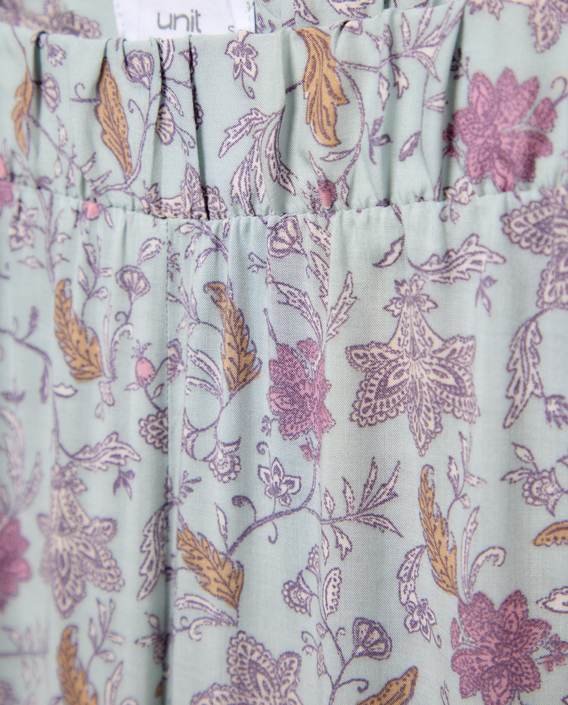 Pijama mujer dos piezas estampado 582 Verde agua-4