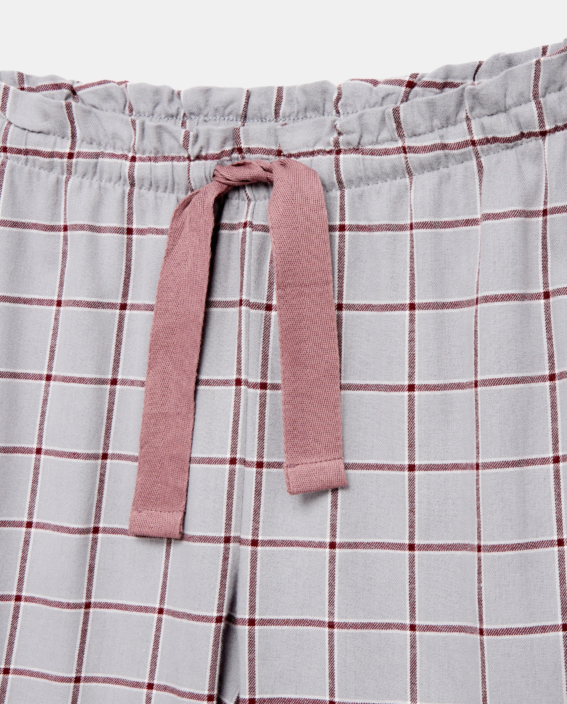 Pijama mujer algodón estampado Rosa palo-4