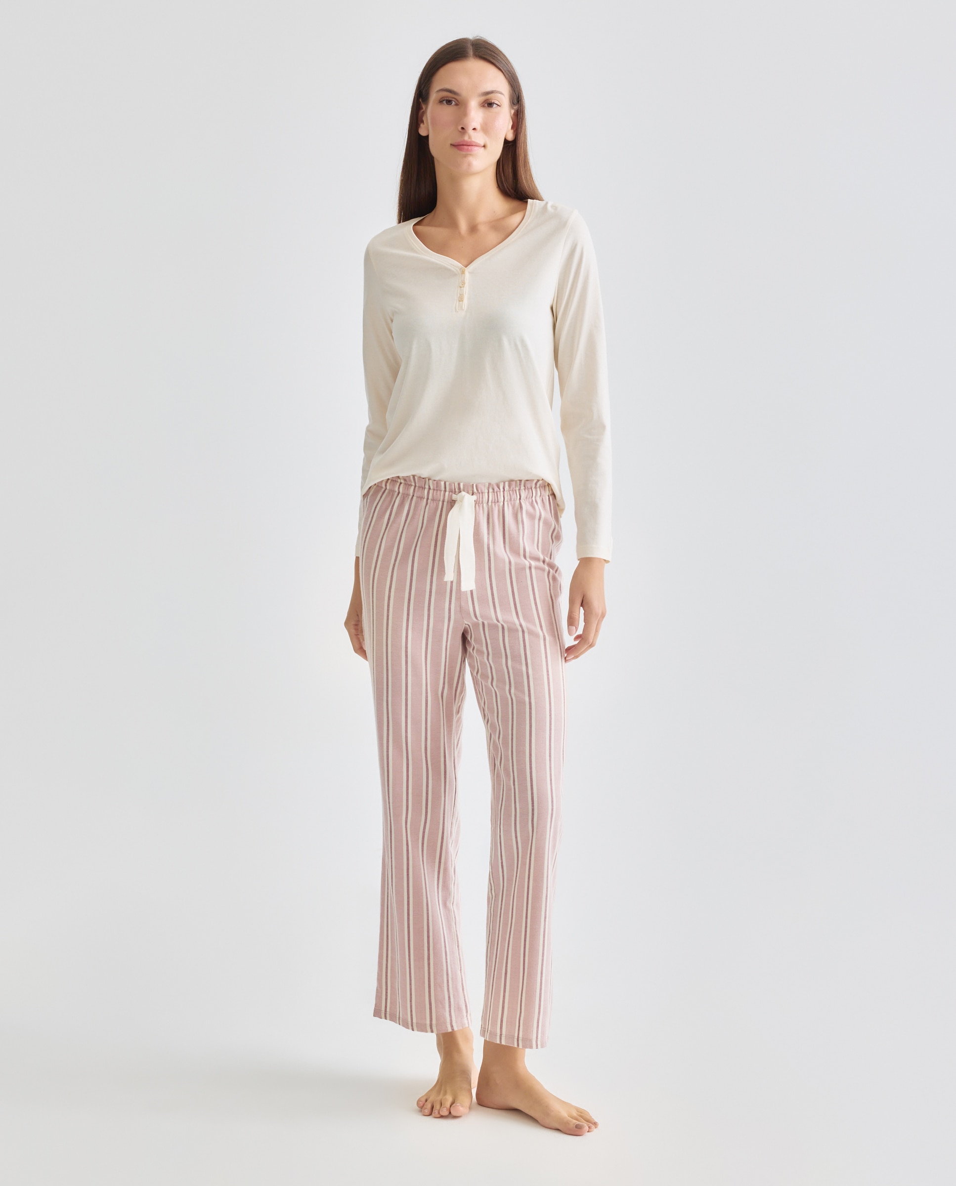 Imagen 0 de Pijama mujer algodón estampado