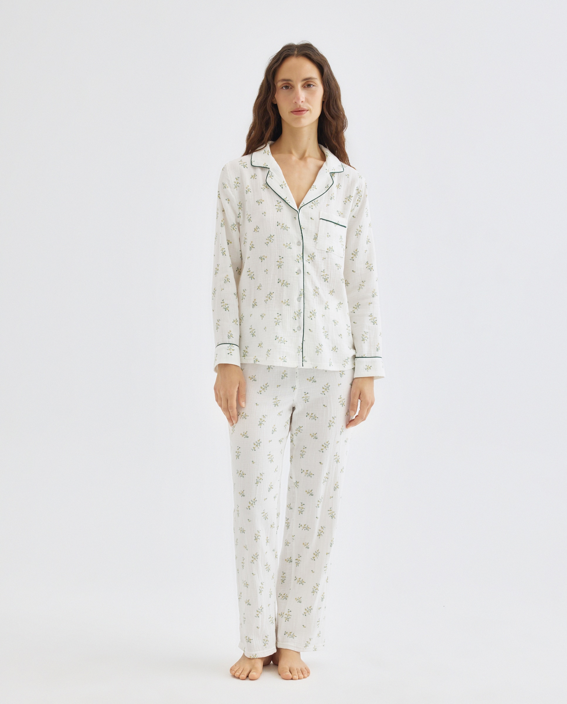 Imagen 0 de Pijama mujer algodón estampado