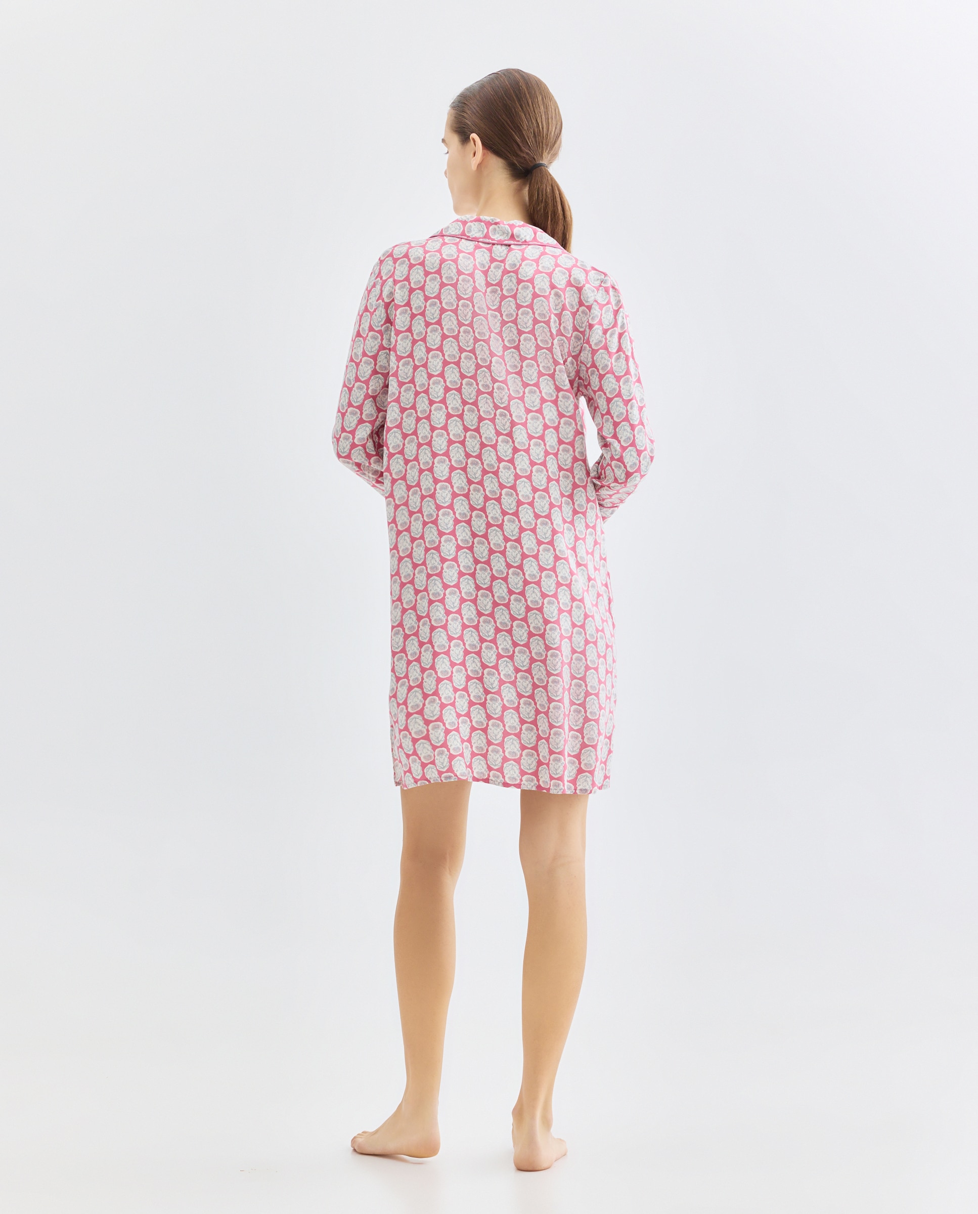 Camisola mujer estampada manga larga Burdeos-2