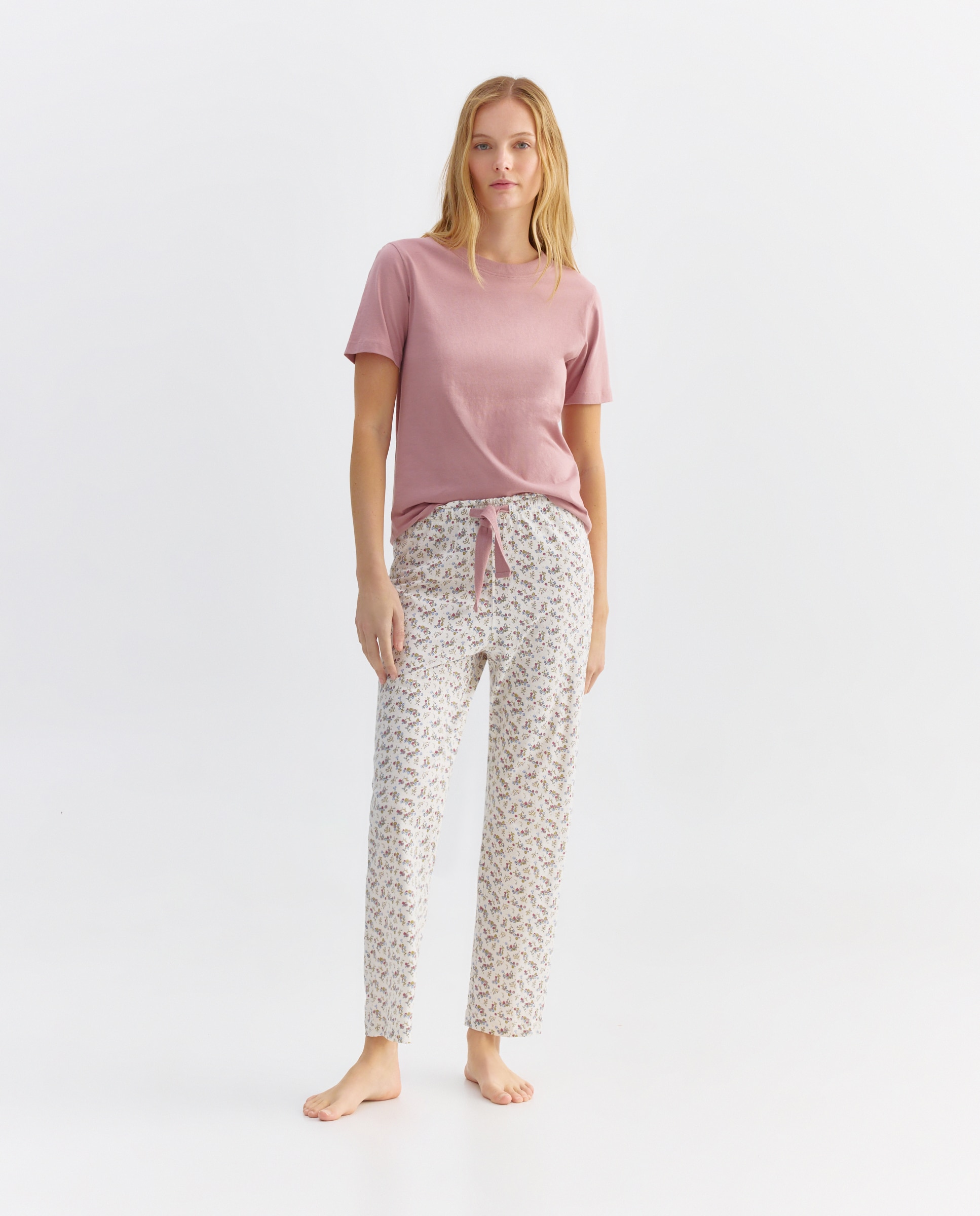 Imagen 0 de Pijama mujer algodón estampado