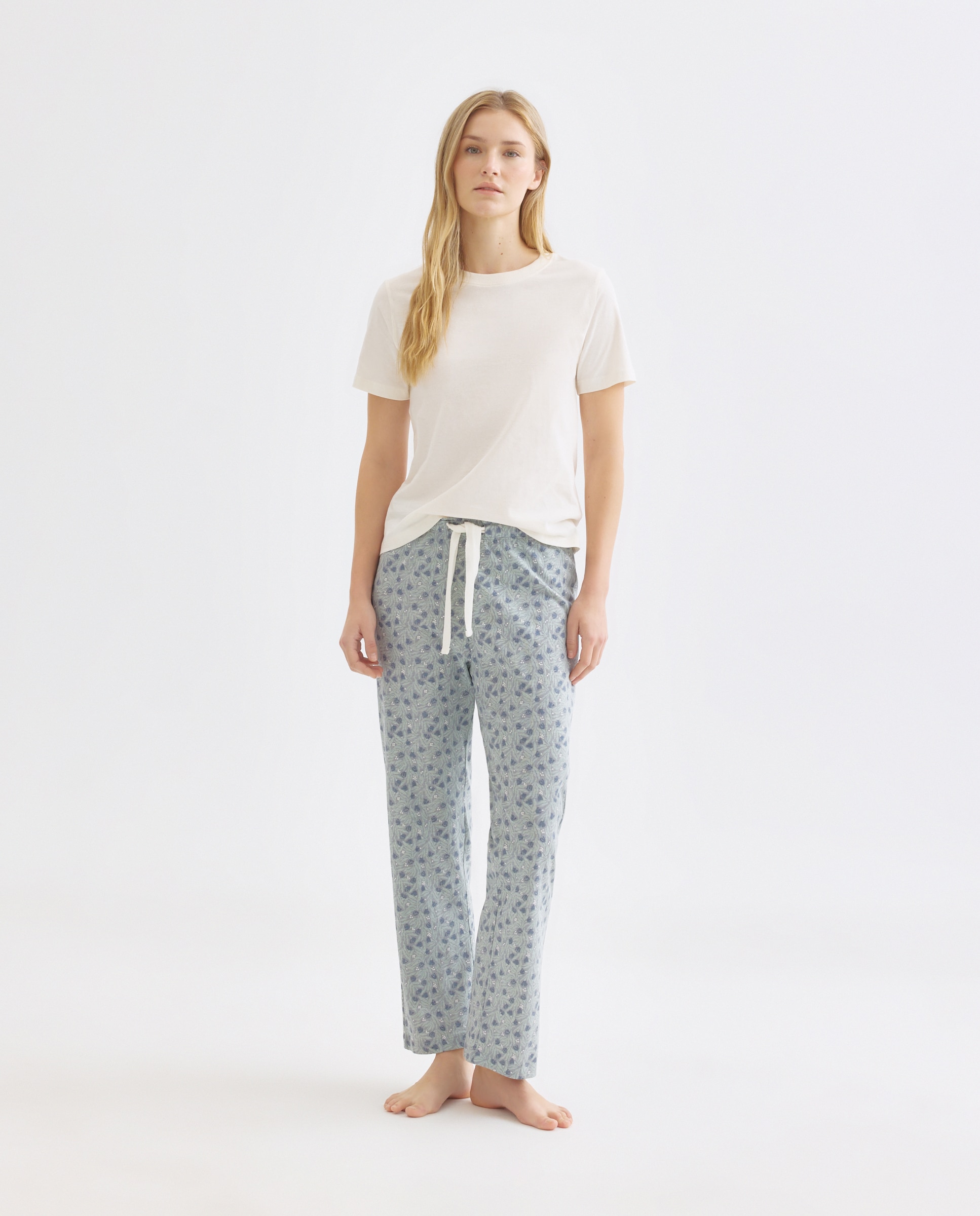 Imagen 0 de Pijama mujer algodón estampado