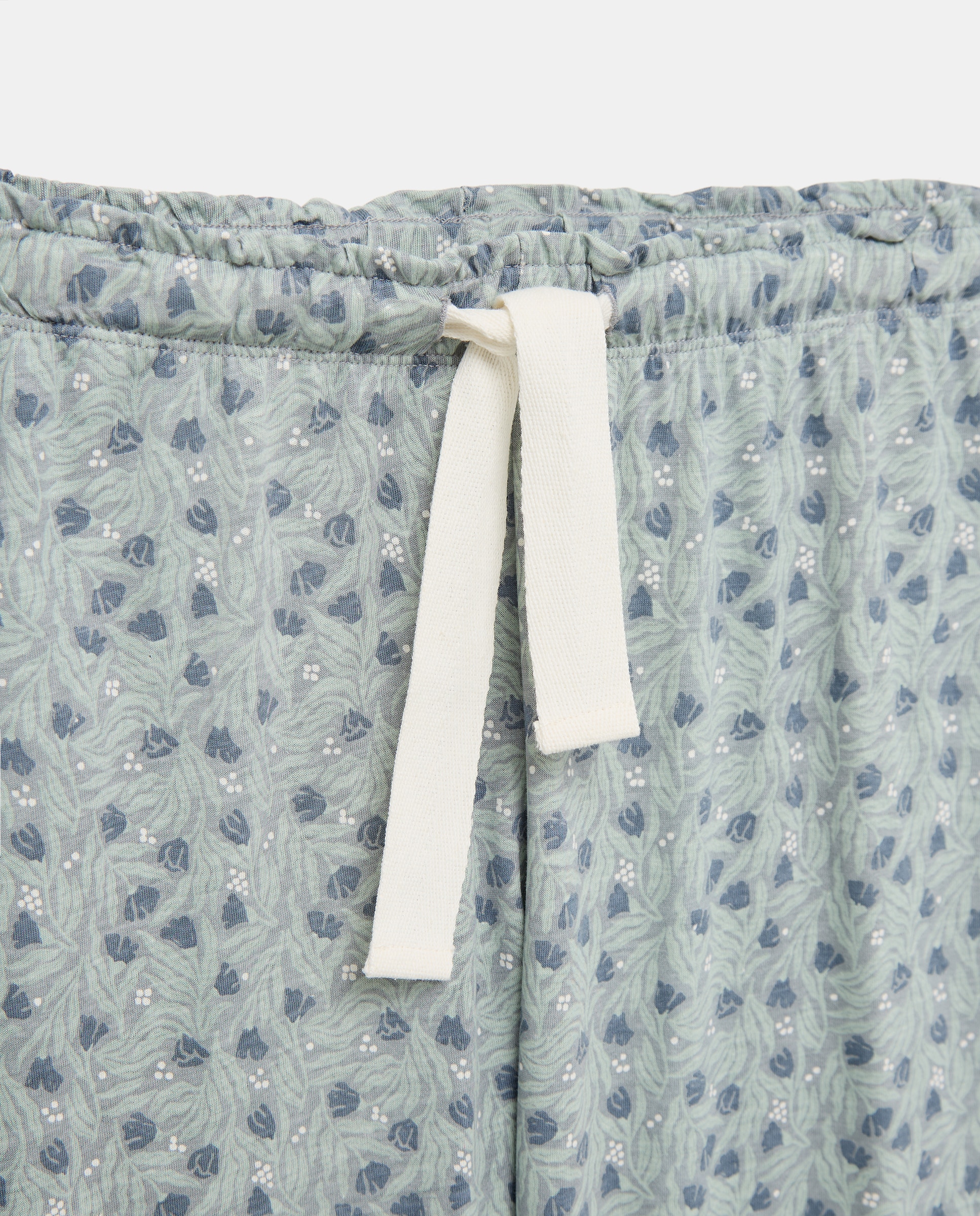 Pijama mujer algodón estampado Blanco roto-4